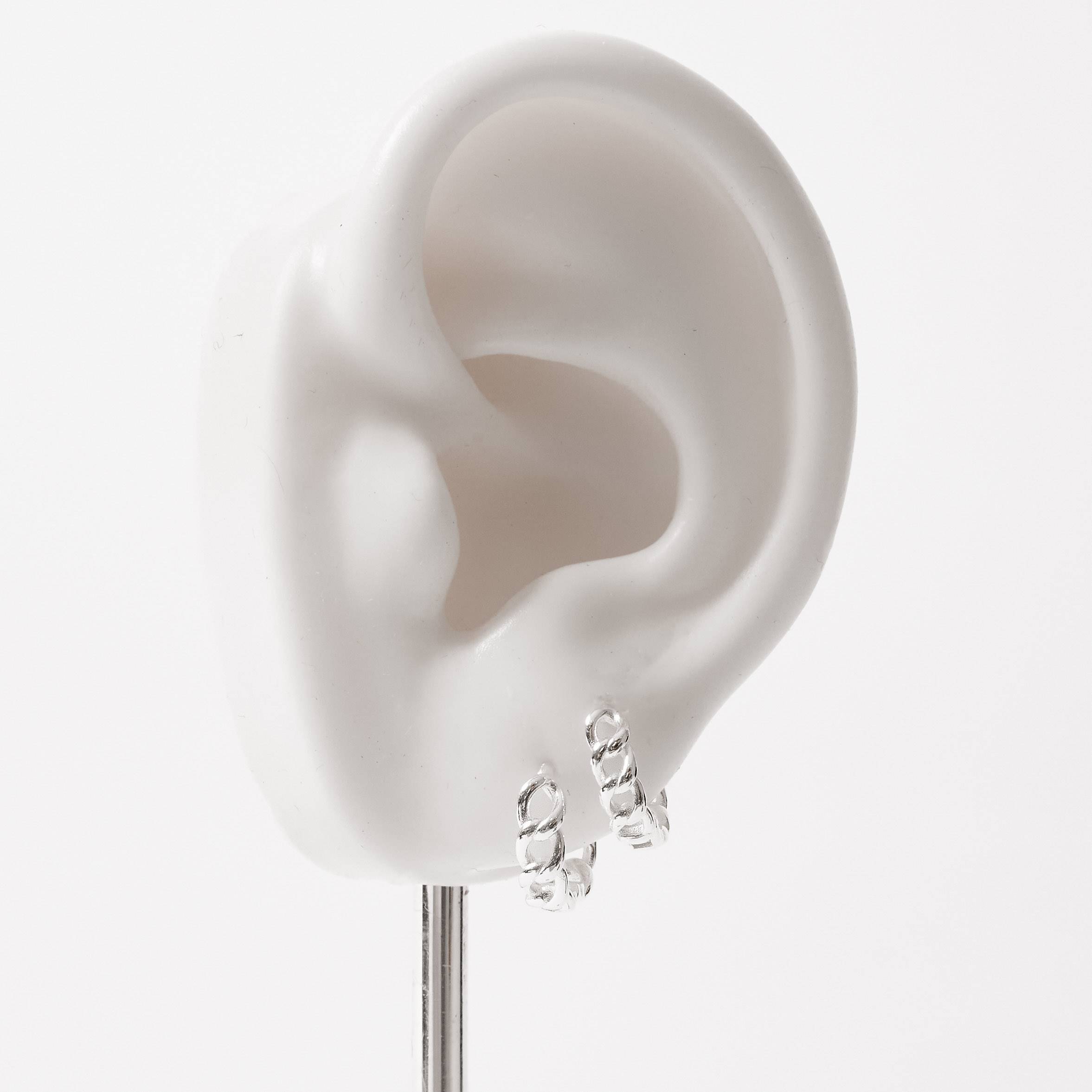 Dupla argolas click corrente 10  e 12mm