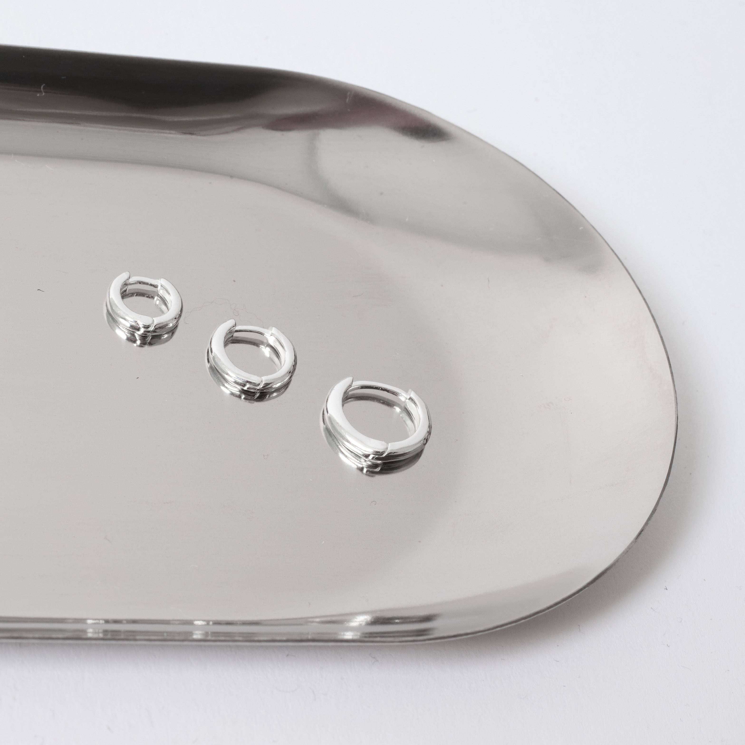 Imagem Secundária Trio argolas click redonda 9, 10 e 13mm fio meia cana