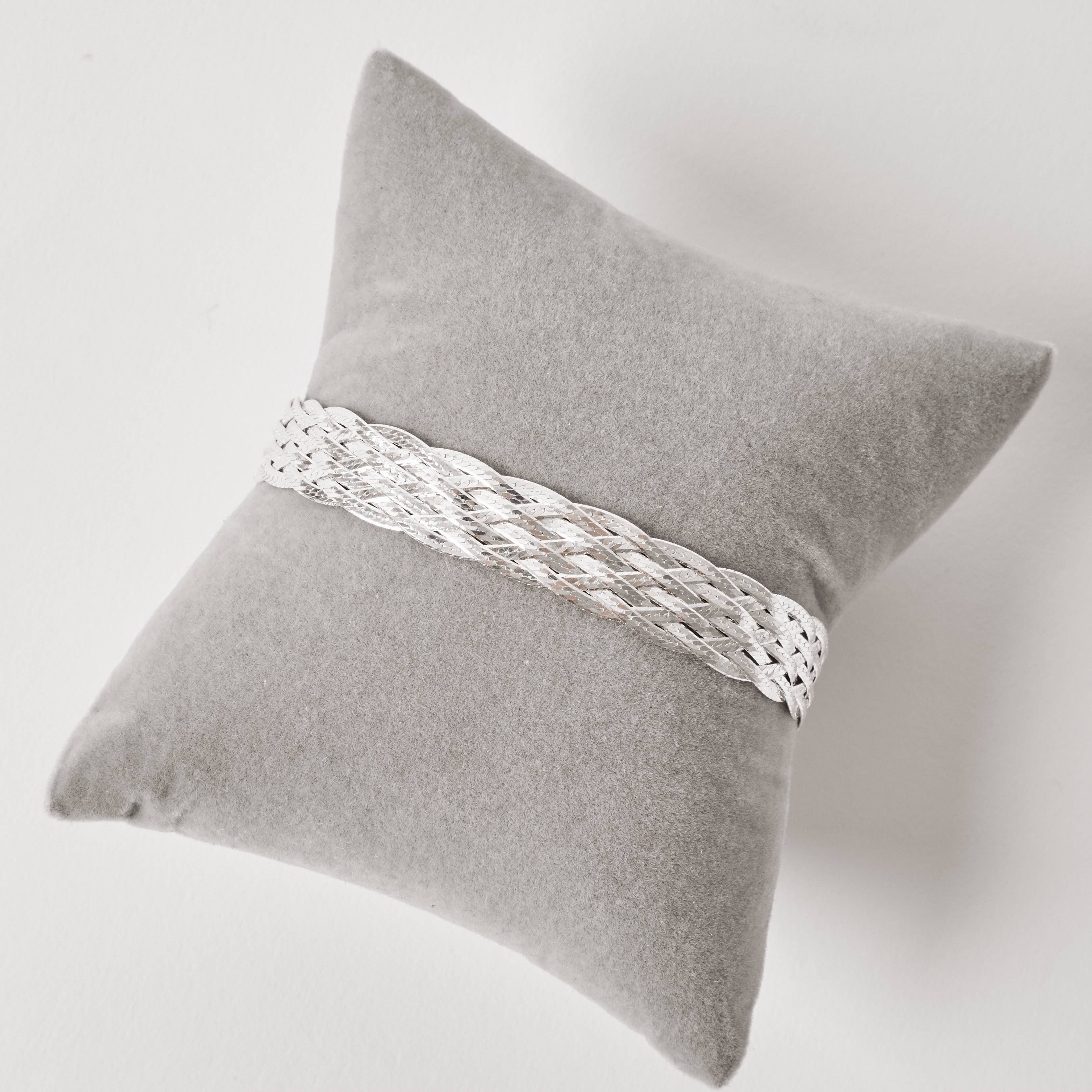 Imagem Pulseira corrente trança 8 fios 19,5cm