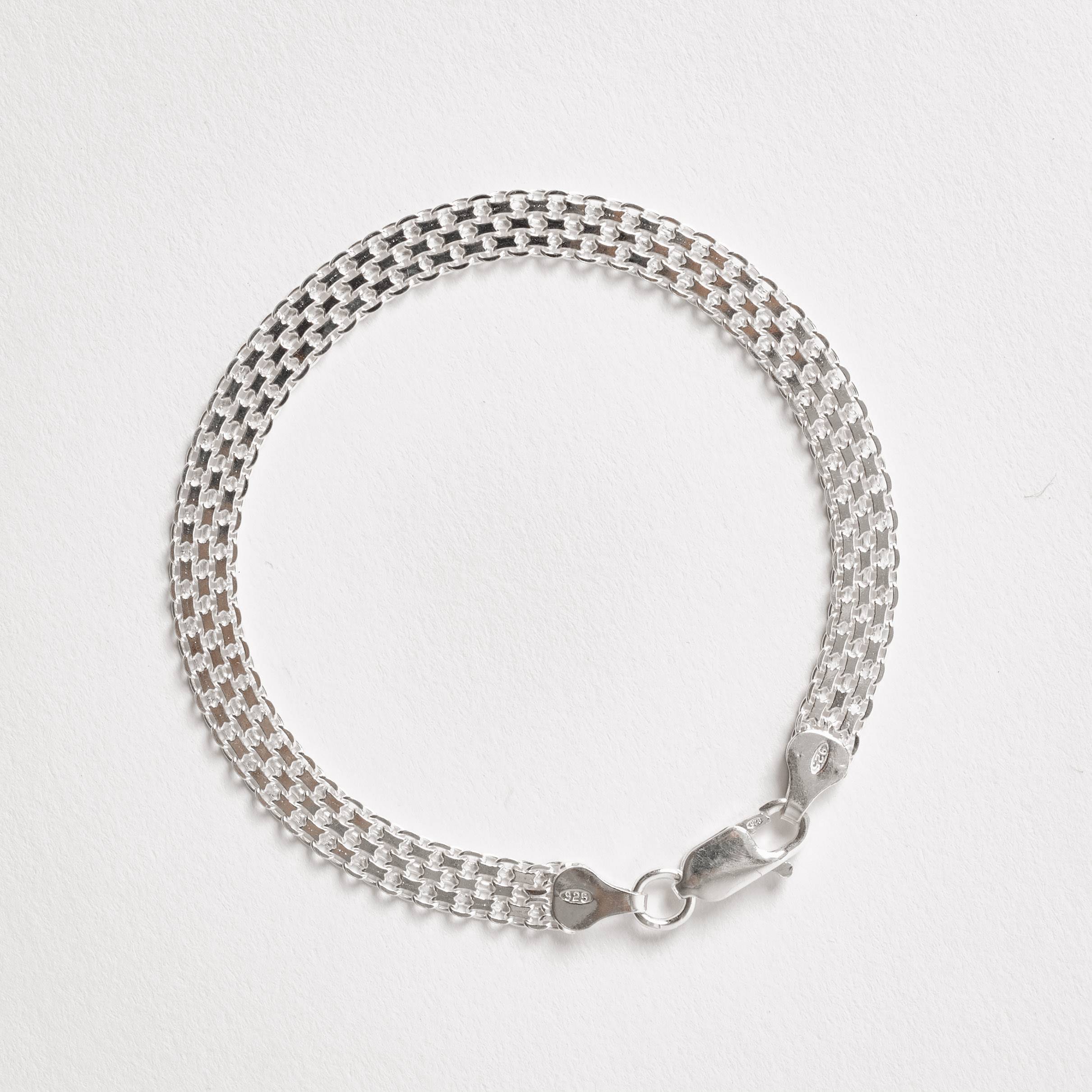 Imagem Secundária Pulseira corrente esteira cadeado 6.0 19,5cm