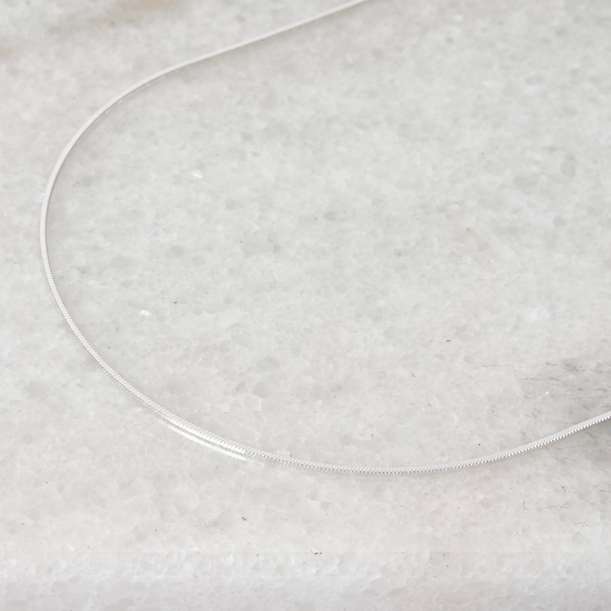 Corrente rabo de rato fio quadrado 0.8 40cm