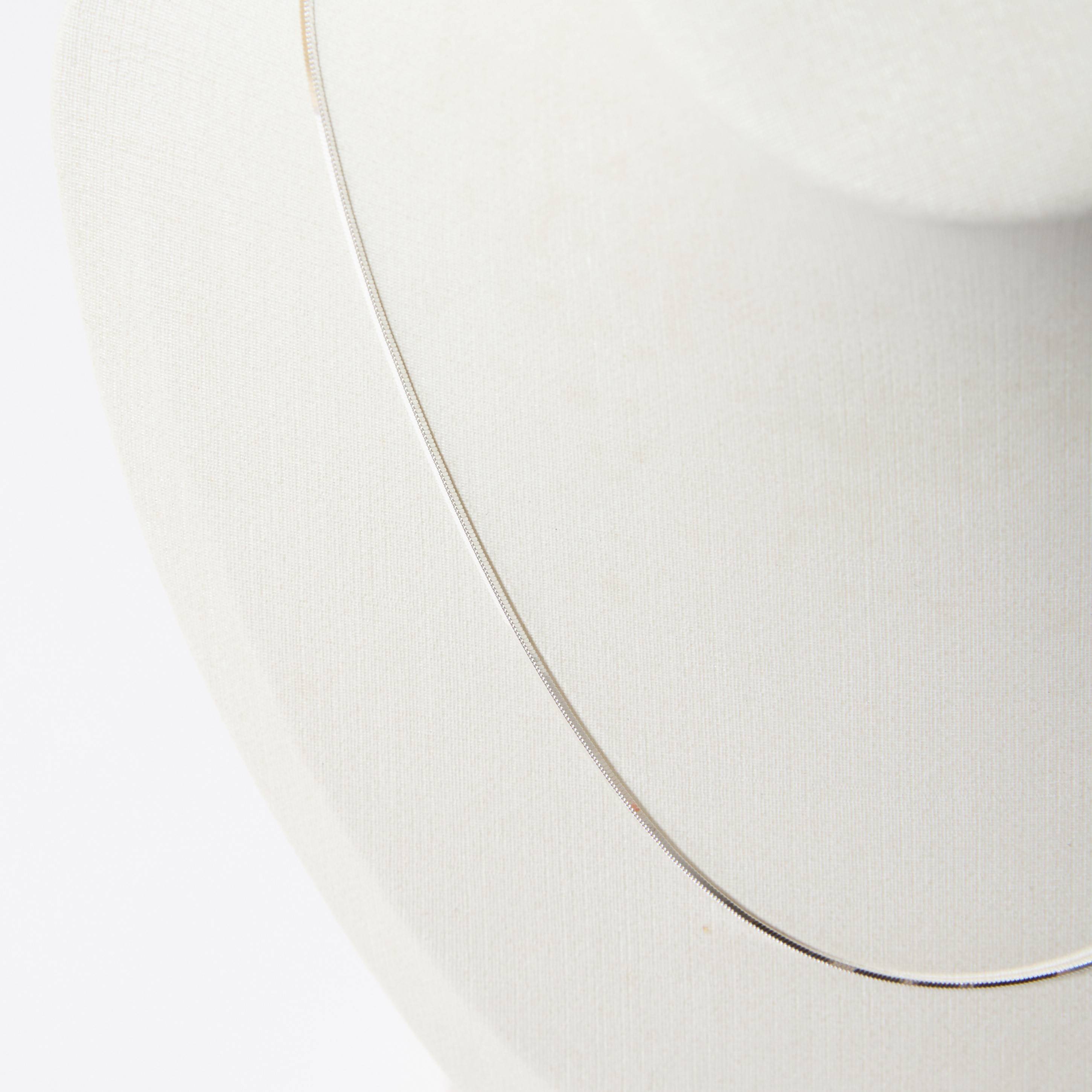 Imagem Secundária Corrente rabo de rato fio quadrado 0.8 40cm