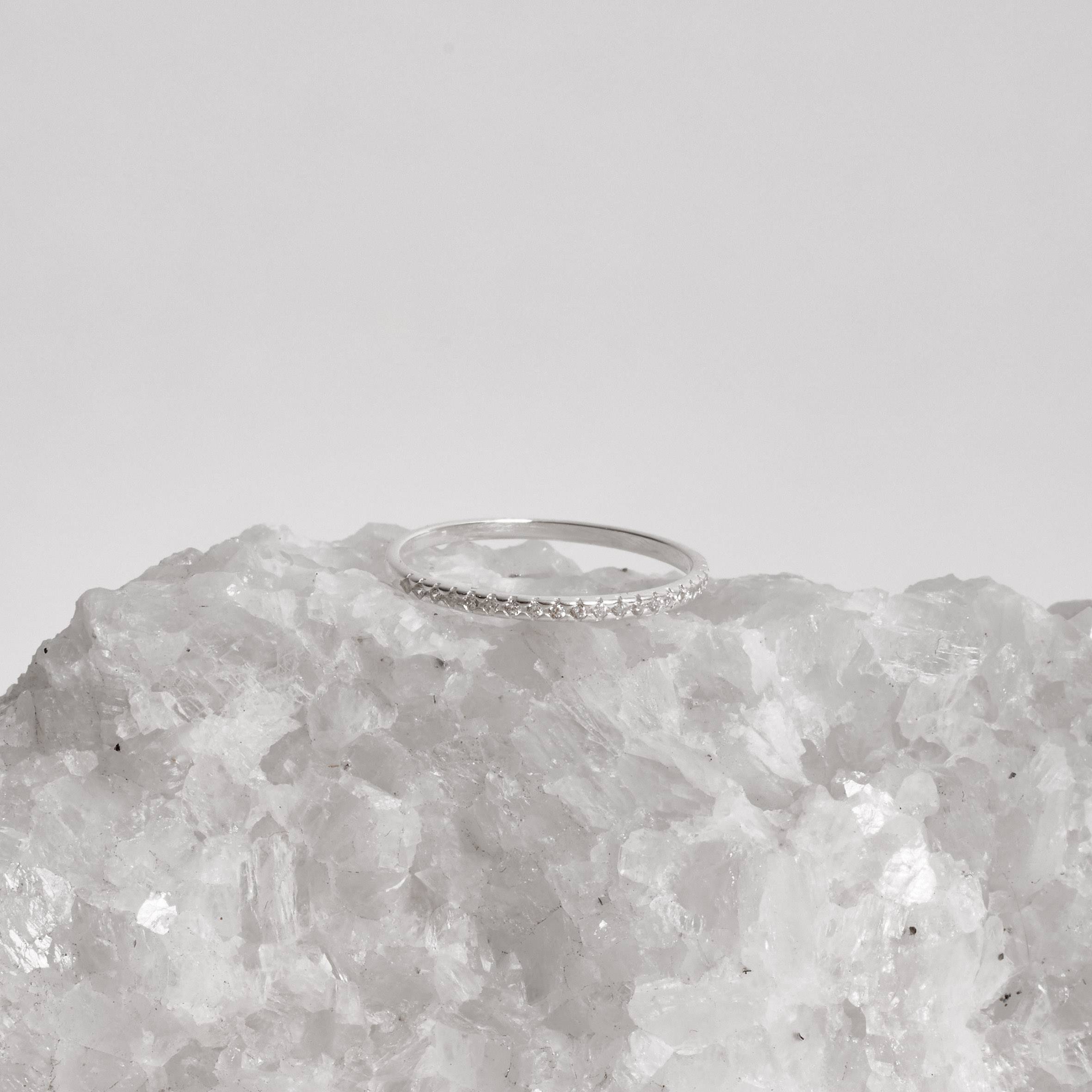 Imagem Secundária Anel fino meia aliança