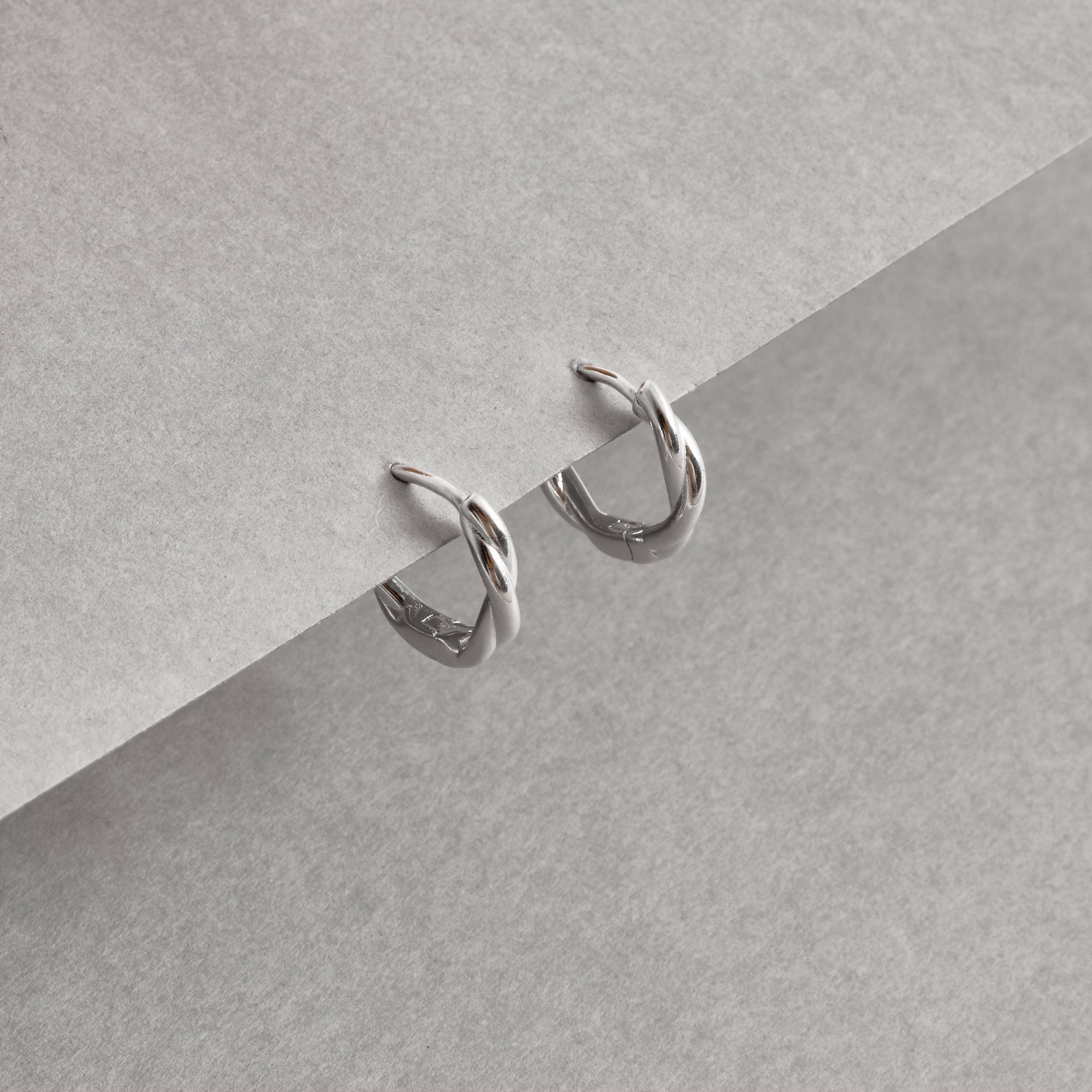 Imagem Argola click trançada 13mm 