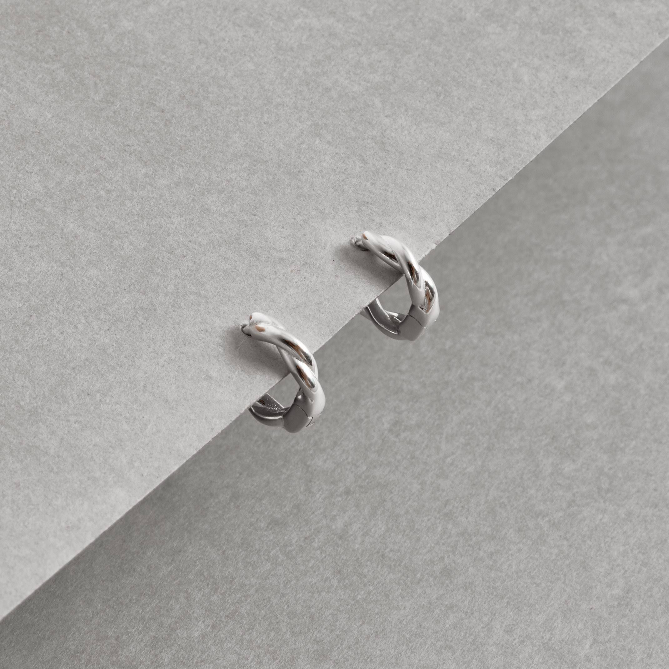 Imagem Argola click trançada 10mm 