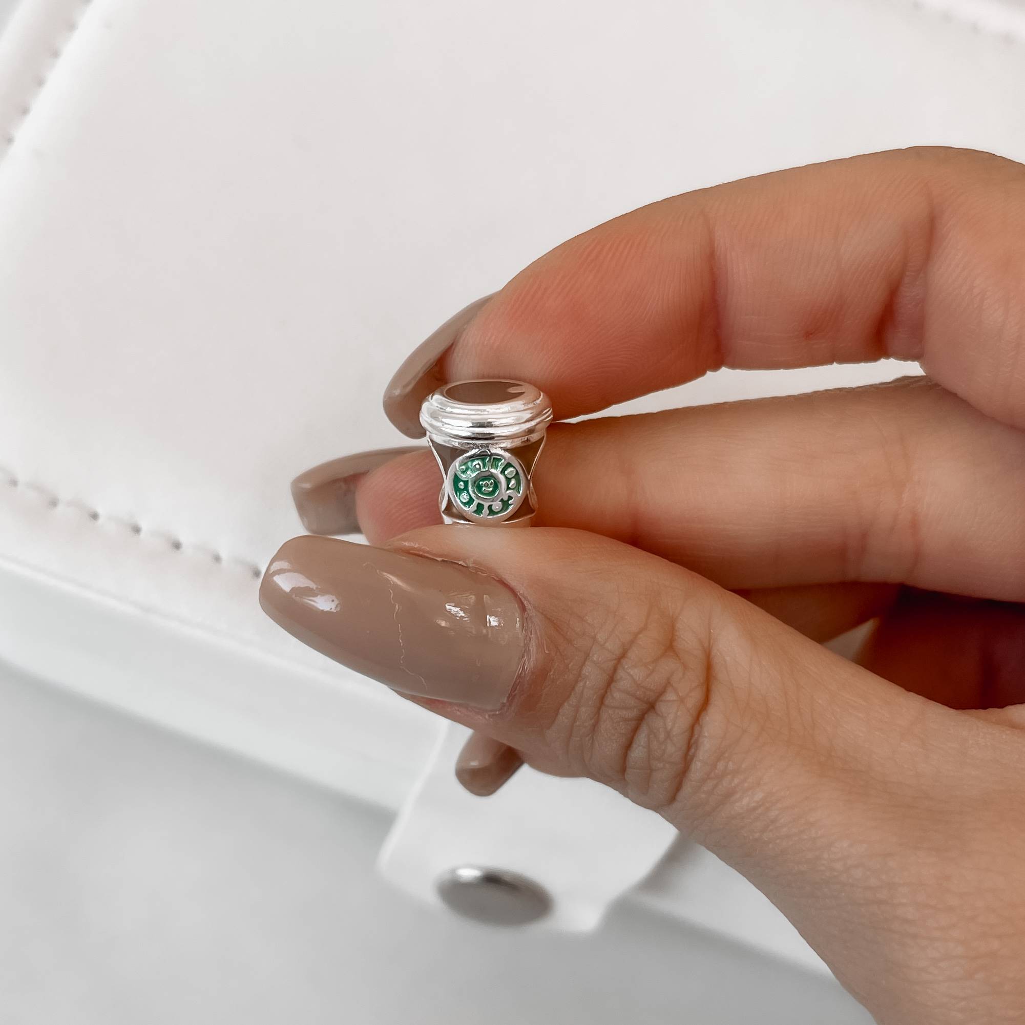 Imagem Secundária Berloque separador copo de café 12mm resina