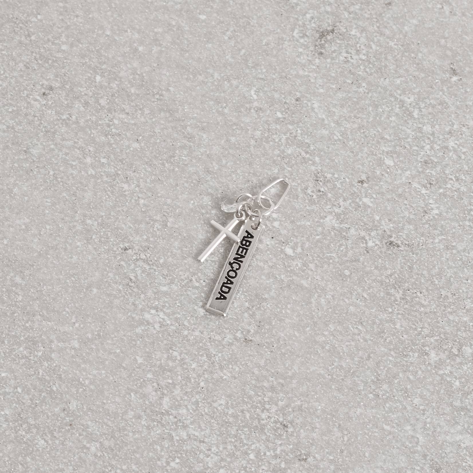 Imagem Secundária Pingente patuá placa abençoada resina