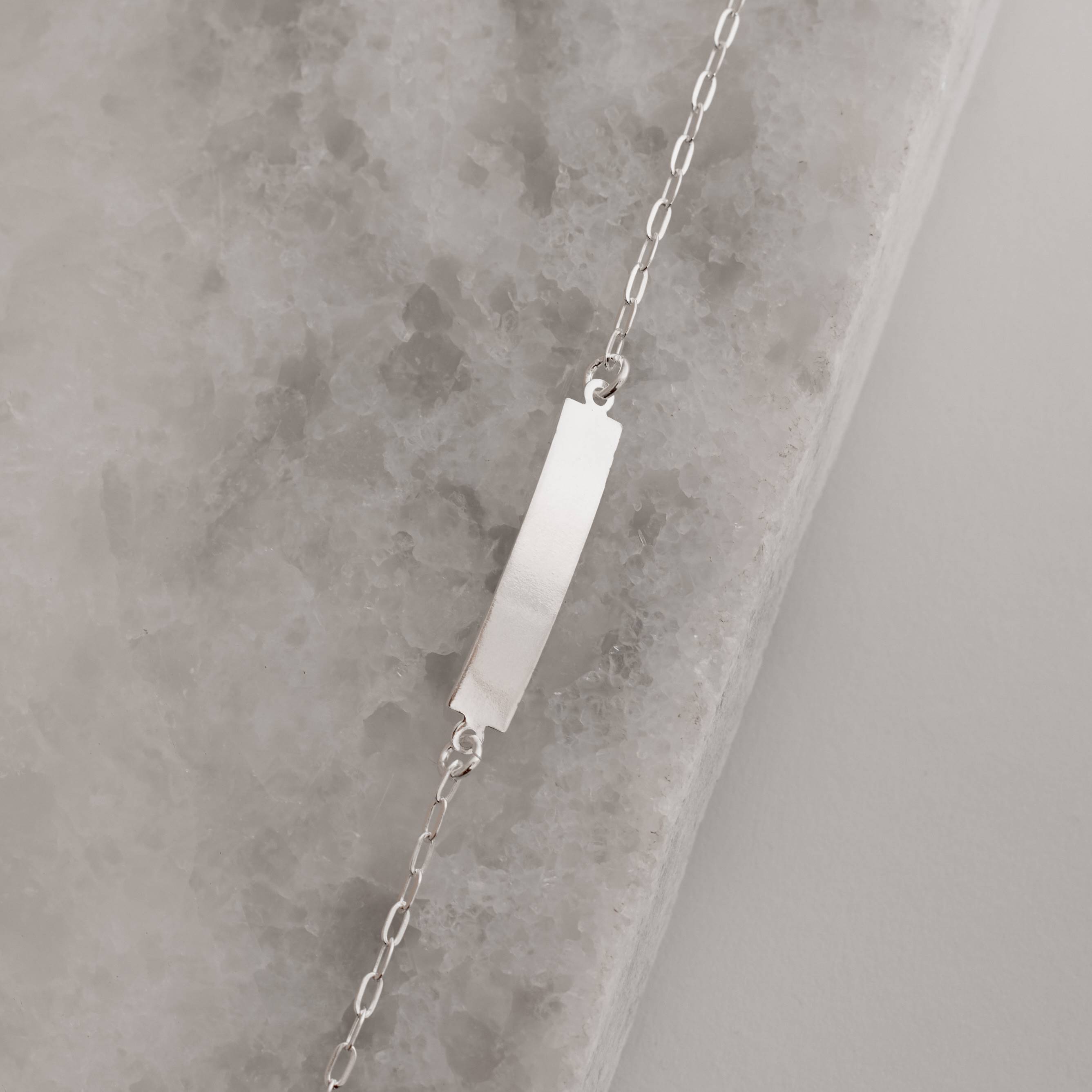 Imagem Secundária Pulseira infantil placa corrente cadeado 15cm