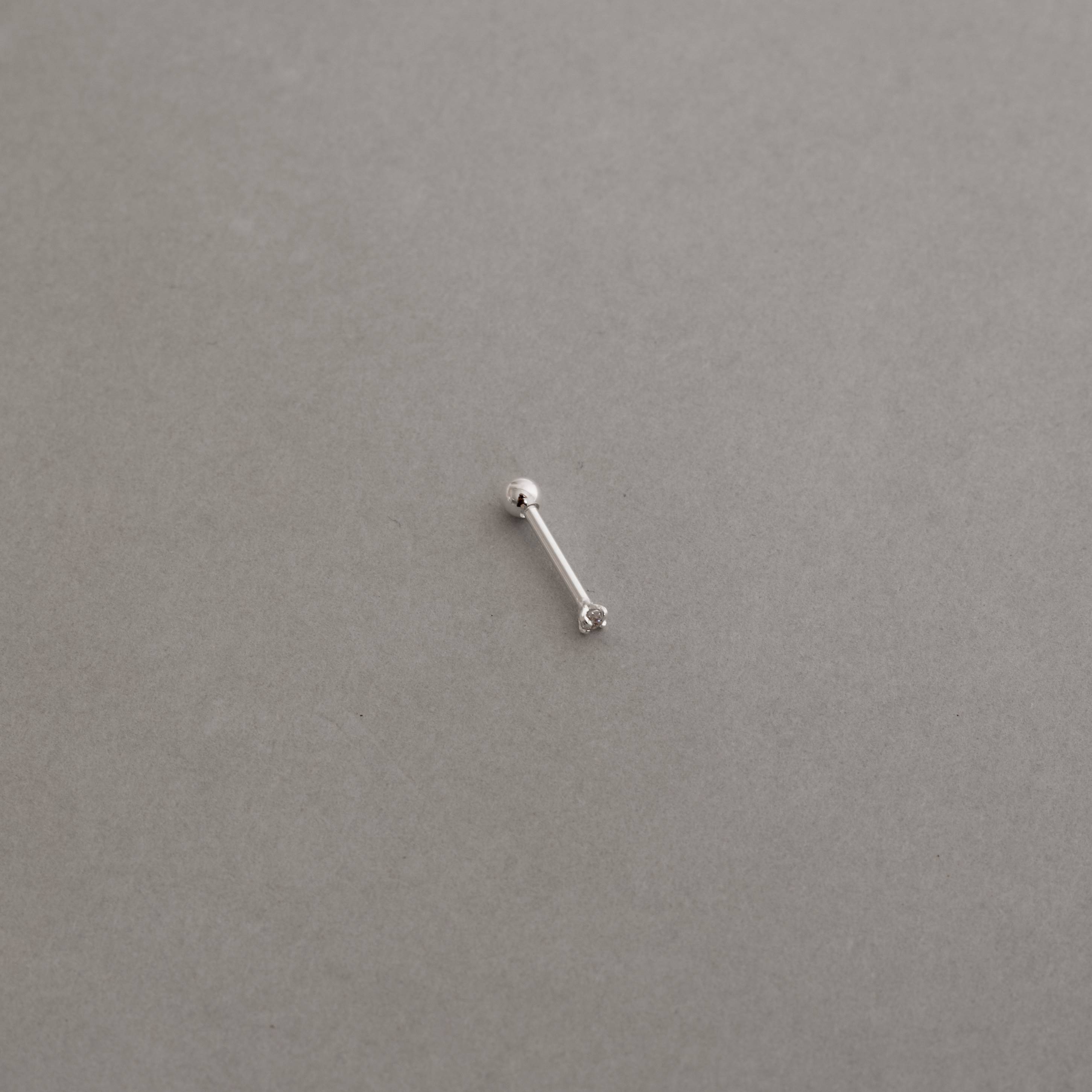 Imagem Secundária Piercing haste zircônia 2mm 