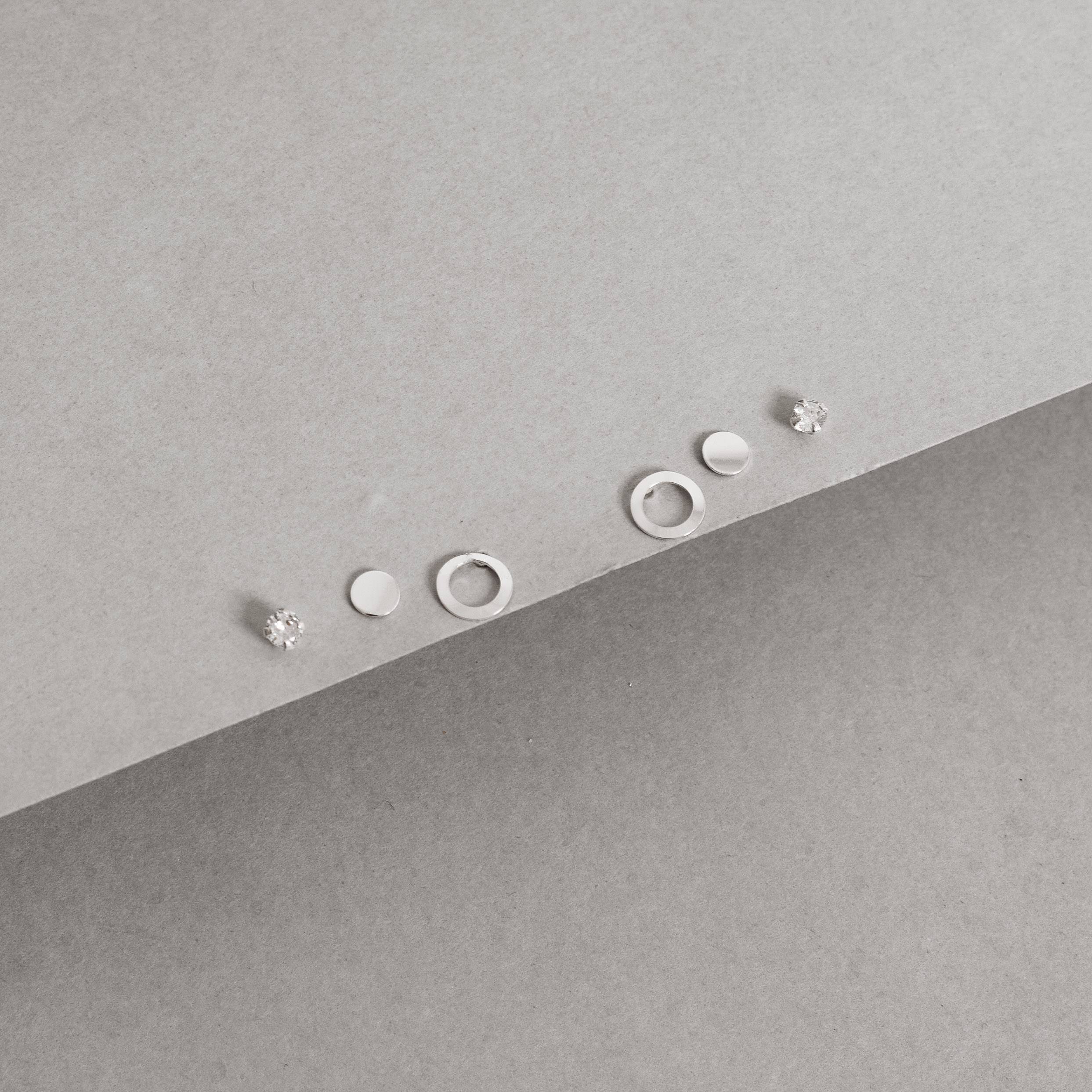 Imagem Trio círculos com zircônia