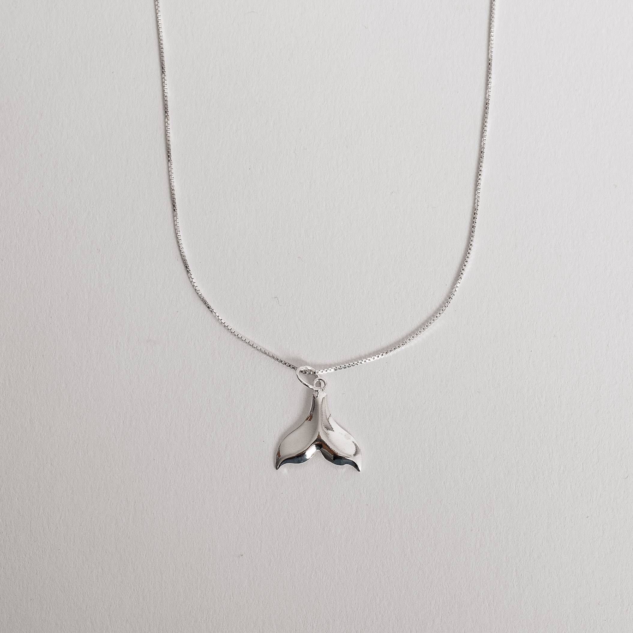 Imagem Secundária Colar pingente sereia 15mm 45cm