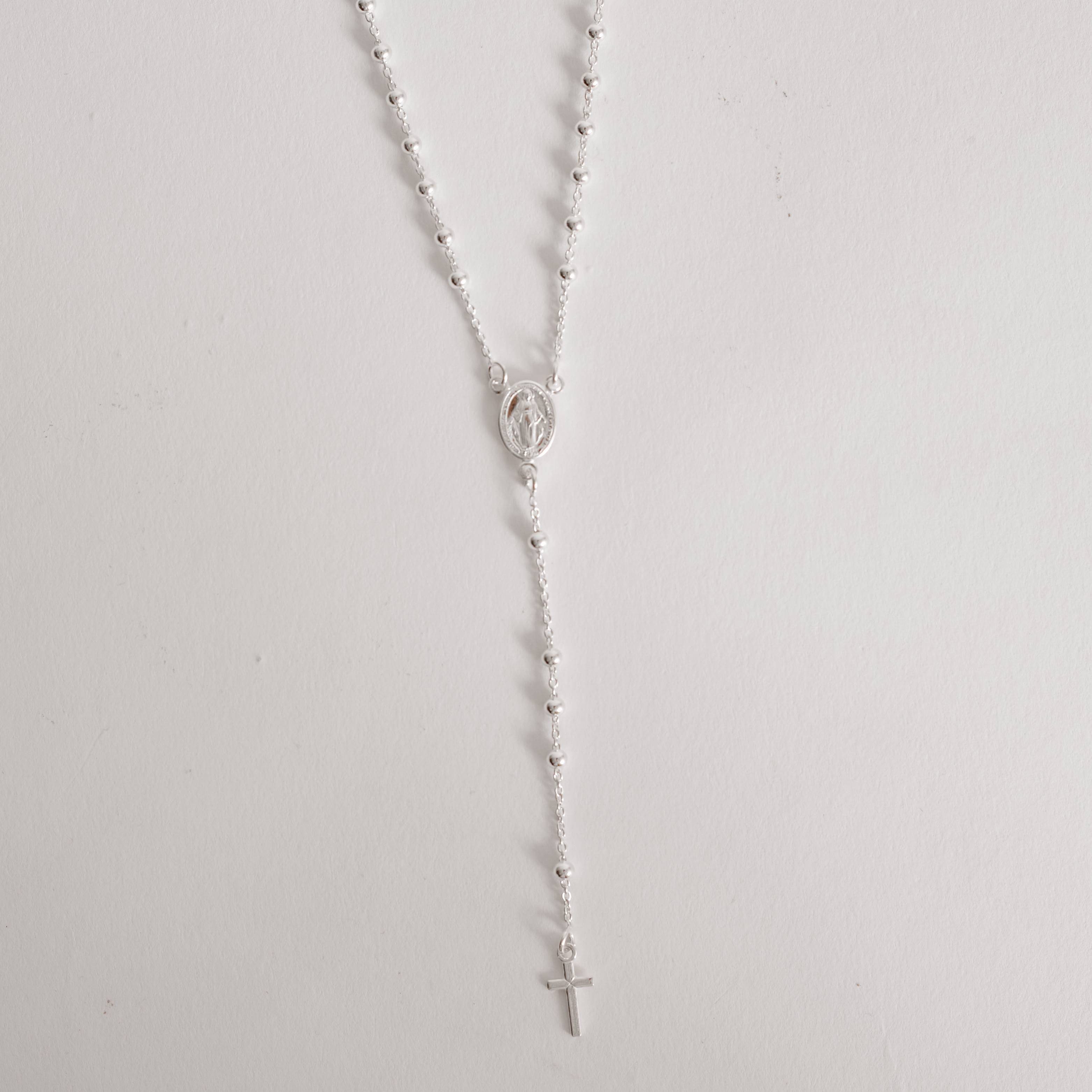 Imagem Terço cadeado bolas 2.5 45cm com fecho