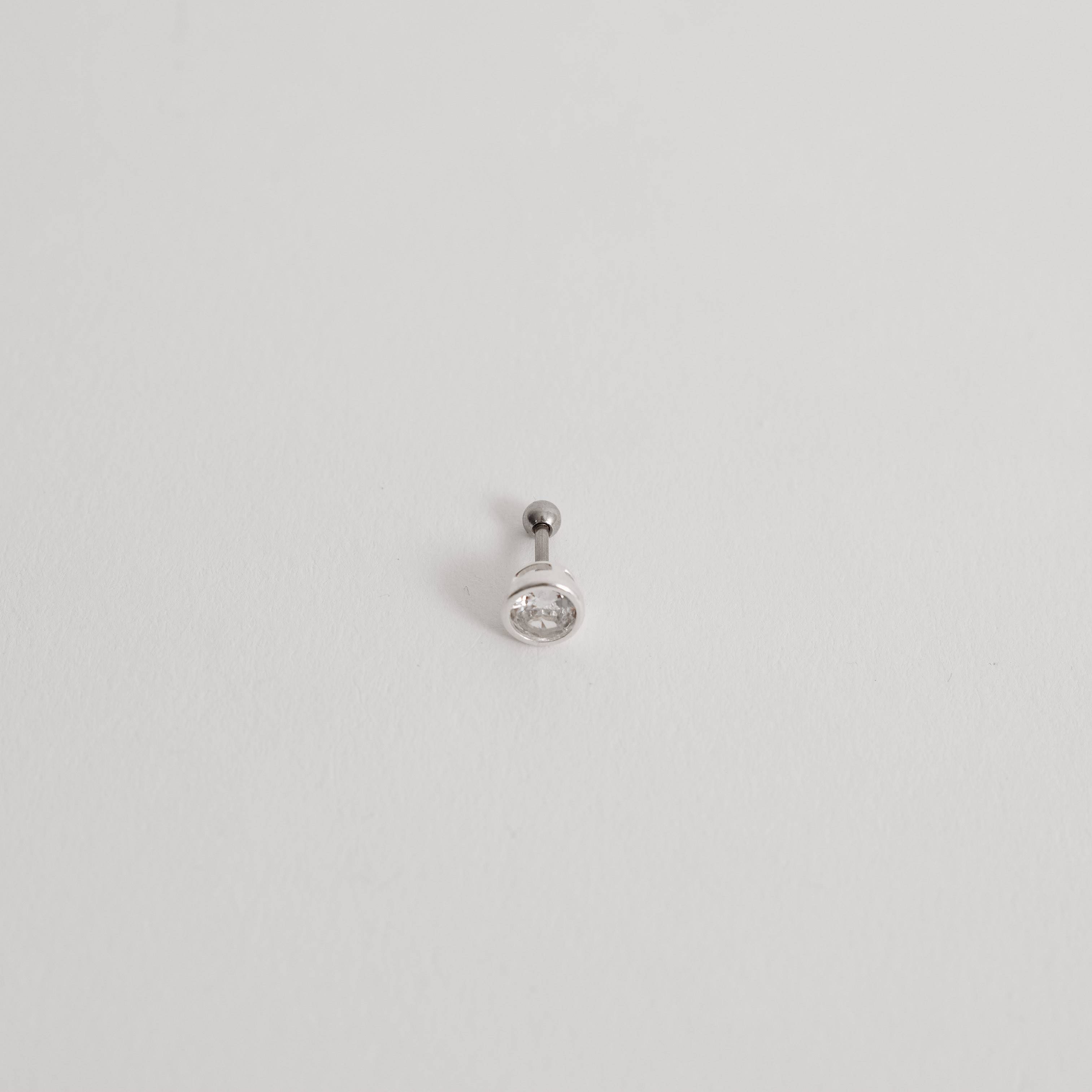 Imagem Secundária Piercing haste zircônia 5mm