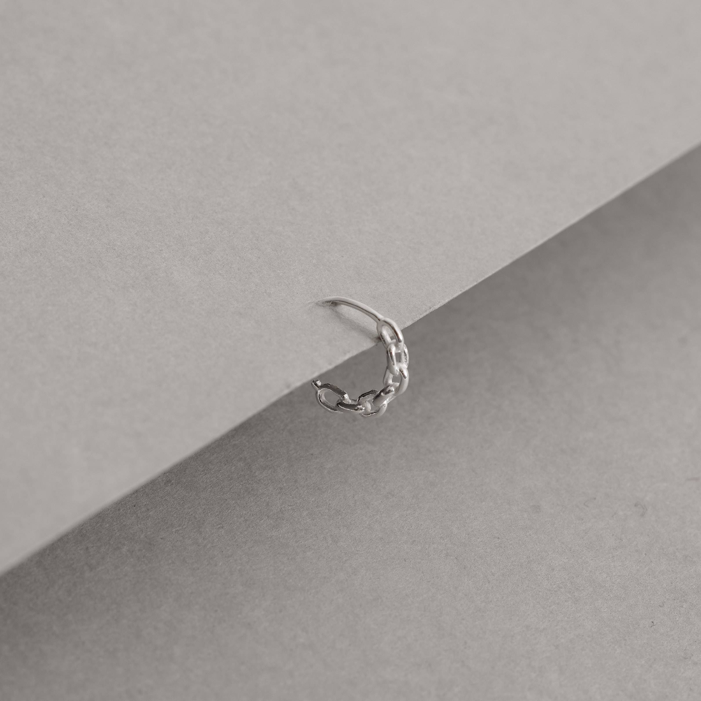 Imagem Secundária Piercing argola detalhe corrente 11mm