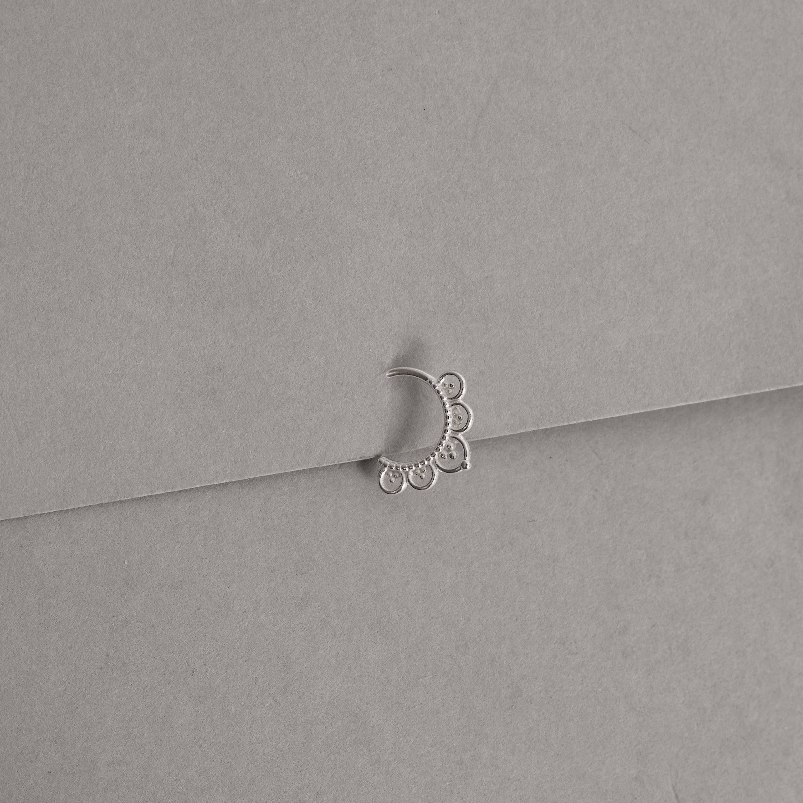 Imagem Secundária Piercing argola rendada 9mm