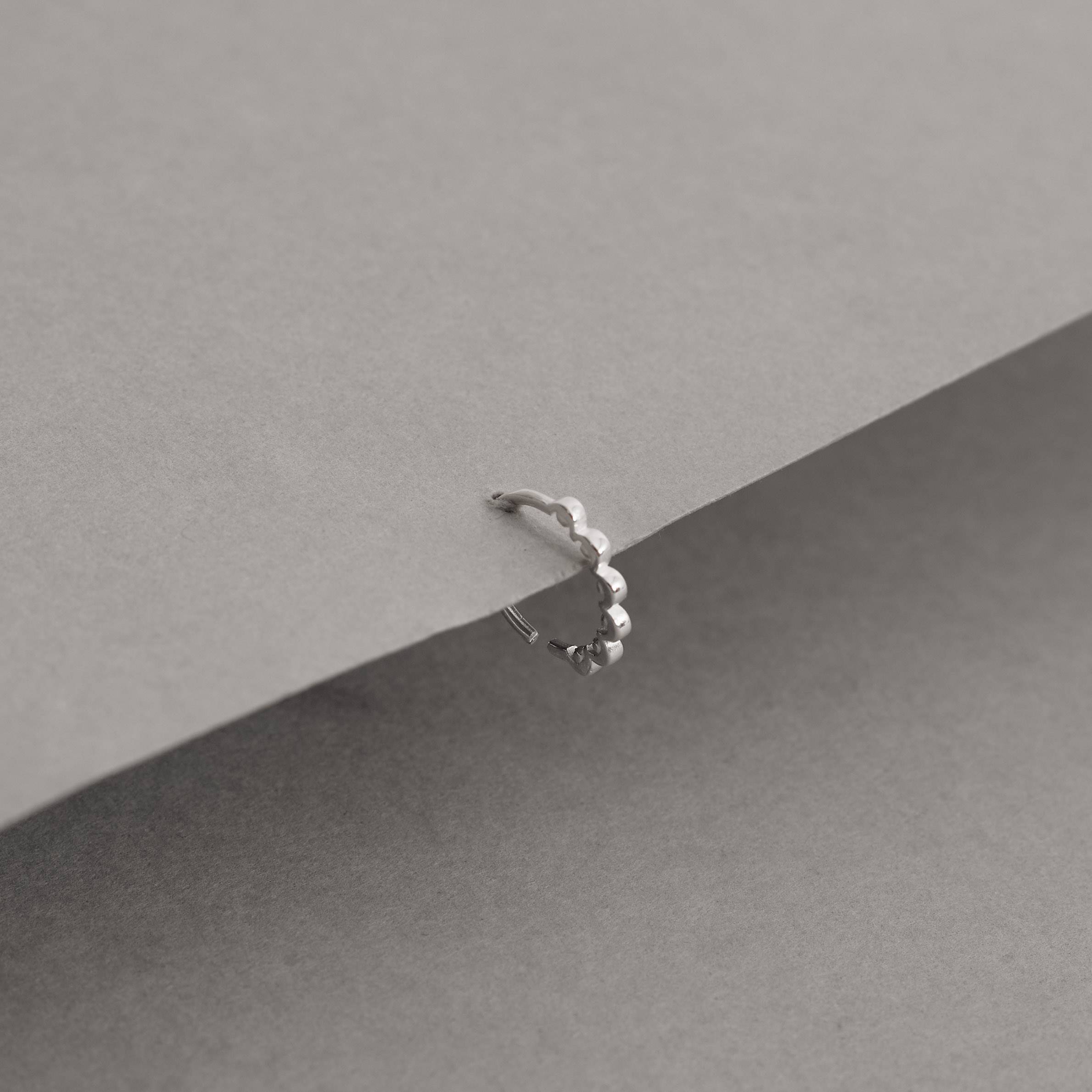 Imagem Secundária Piercing argola franja com bolinhas 10mm