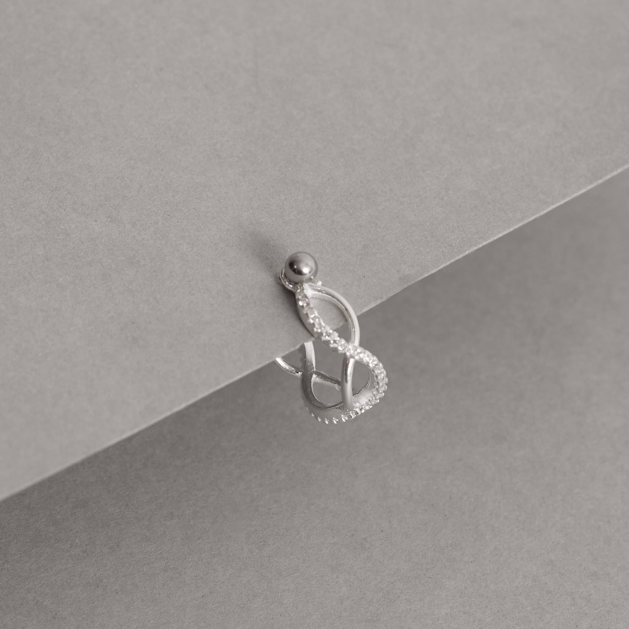 Imagem Secundária Piercing conch infinito cravejado 13mm haste