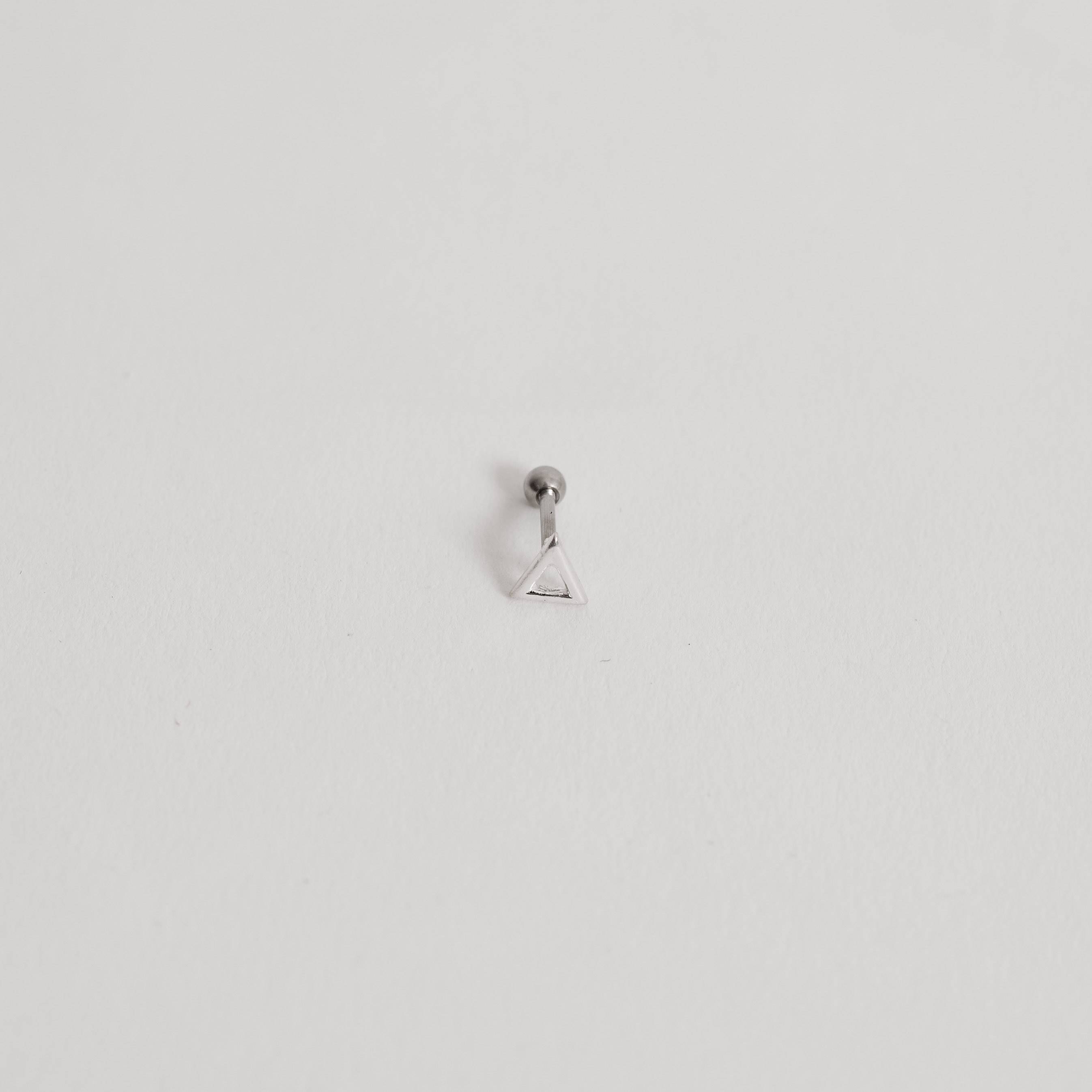 Imagem Secundária Piercing haste triangulo vazado 5mm