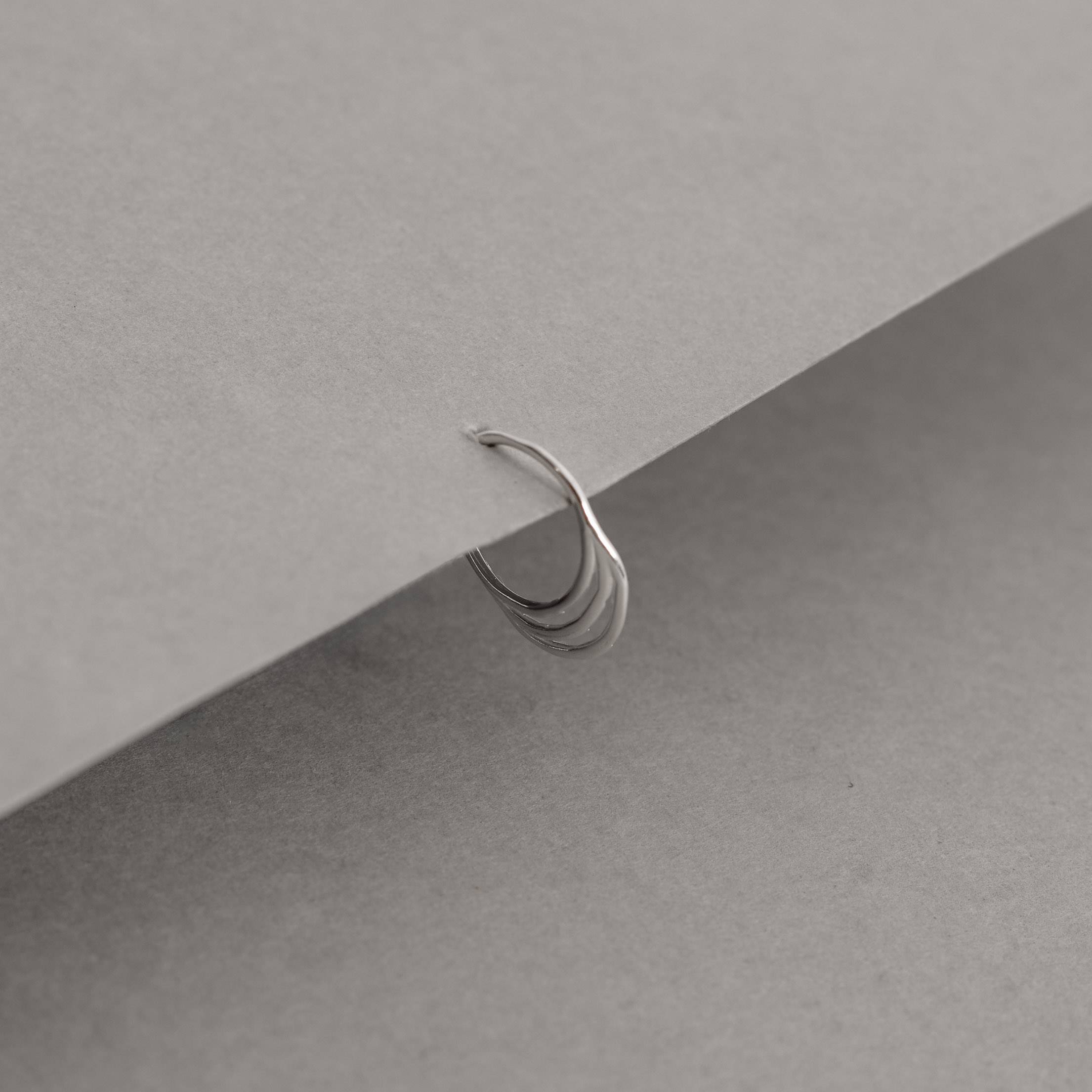 Imagem Secundária Piercing argola 11mm detalhe 2 fios