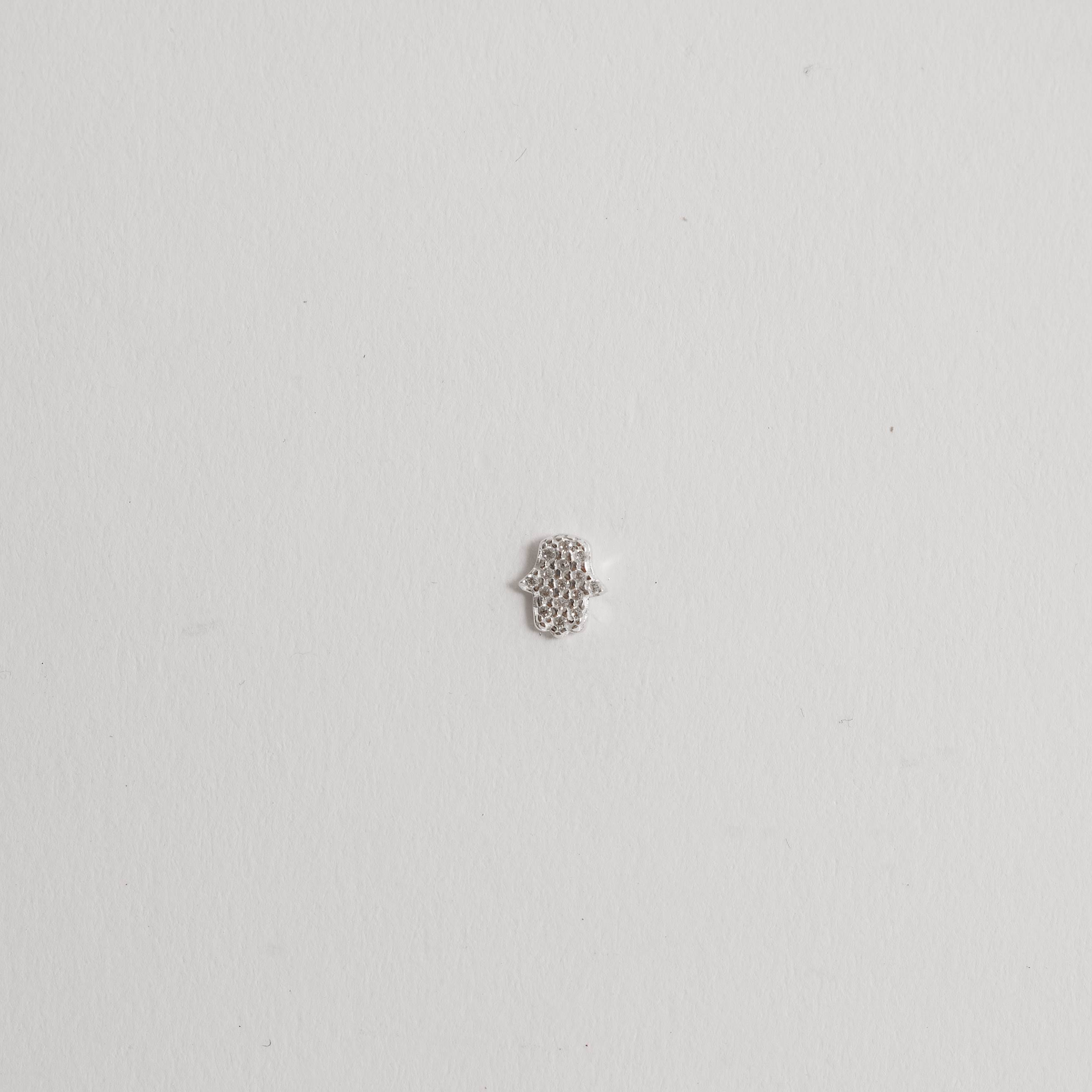 Imagem Piercing haste mão cravejada 7mm