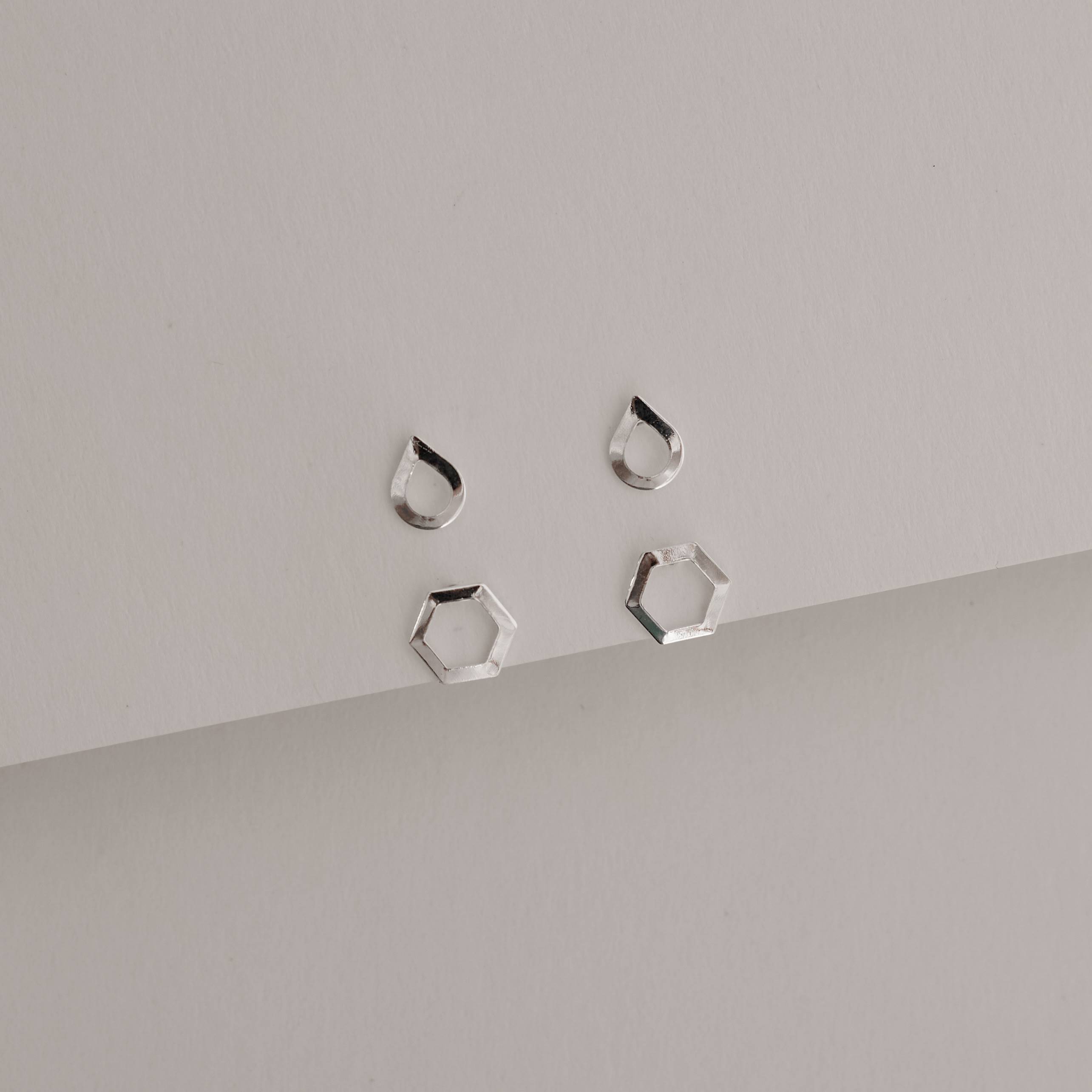 Imagem Secundária Dupla gota e hexágono vazados 6mm