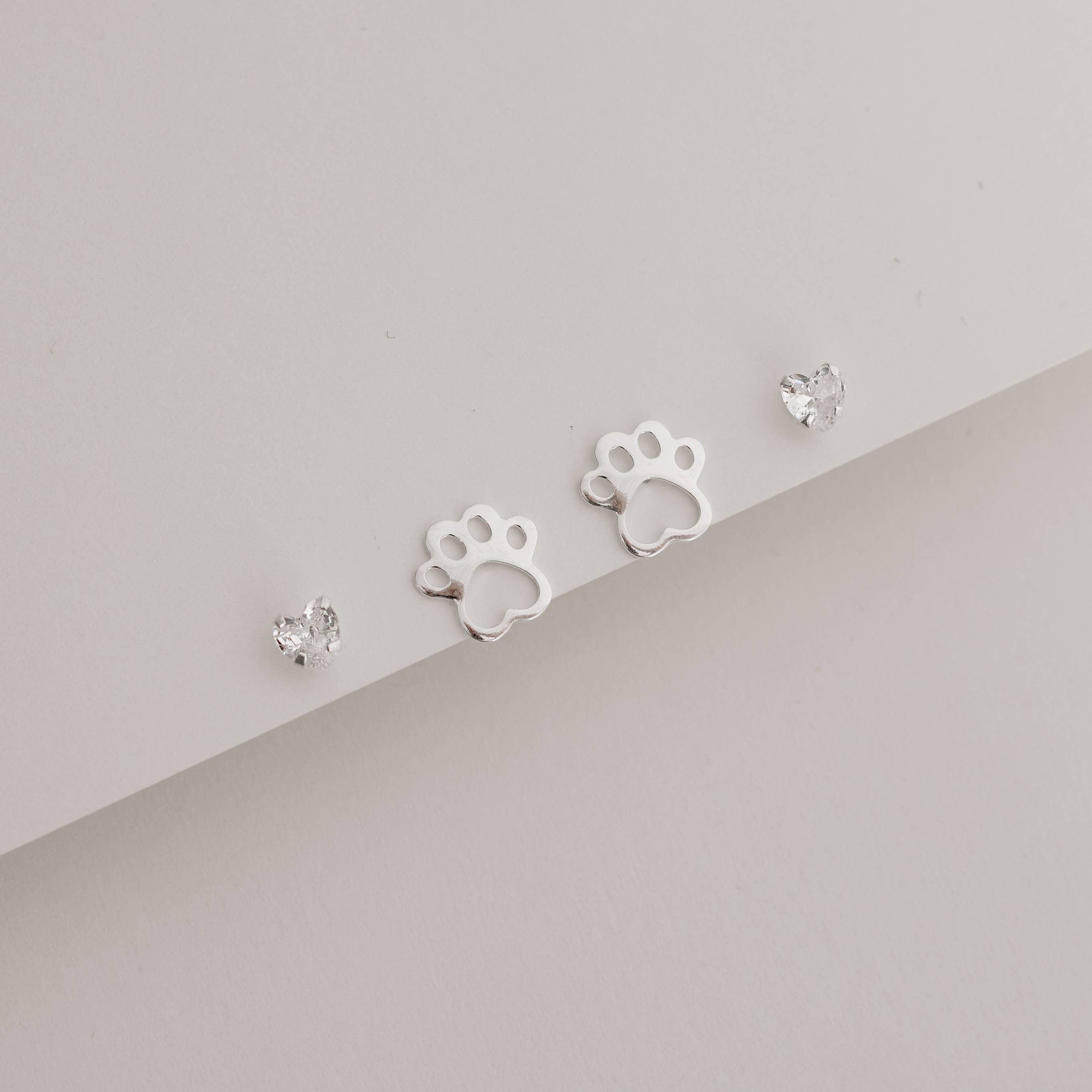 Imagem Dupla zircônia coração 5mm e pata 10mm