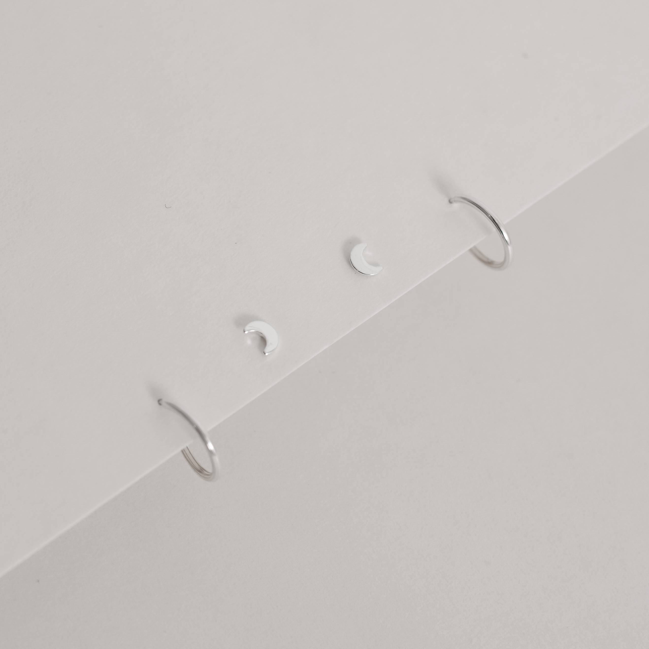 Imagem Dupla lua 4mm e argola 10mm