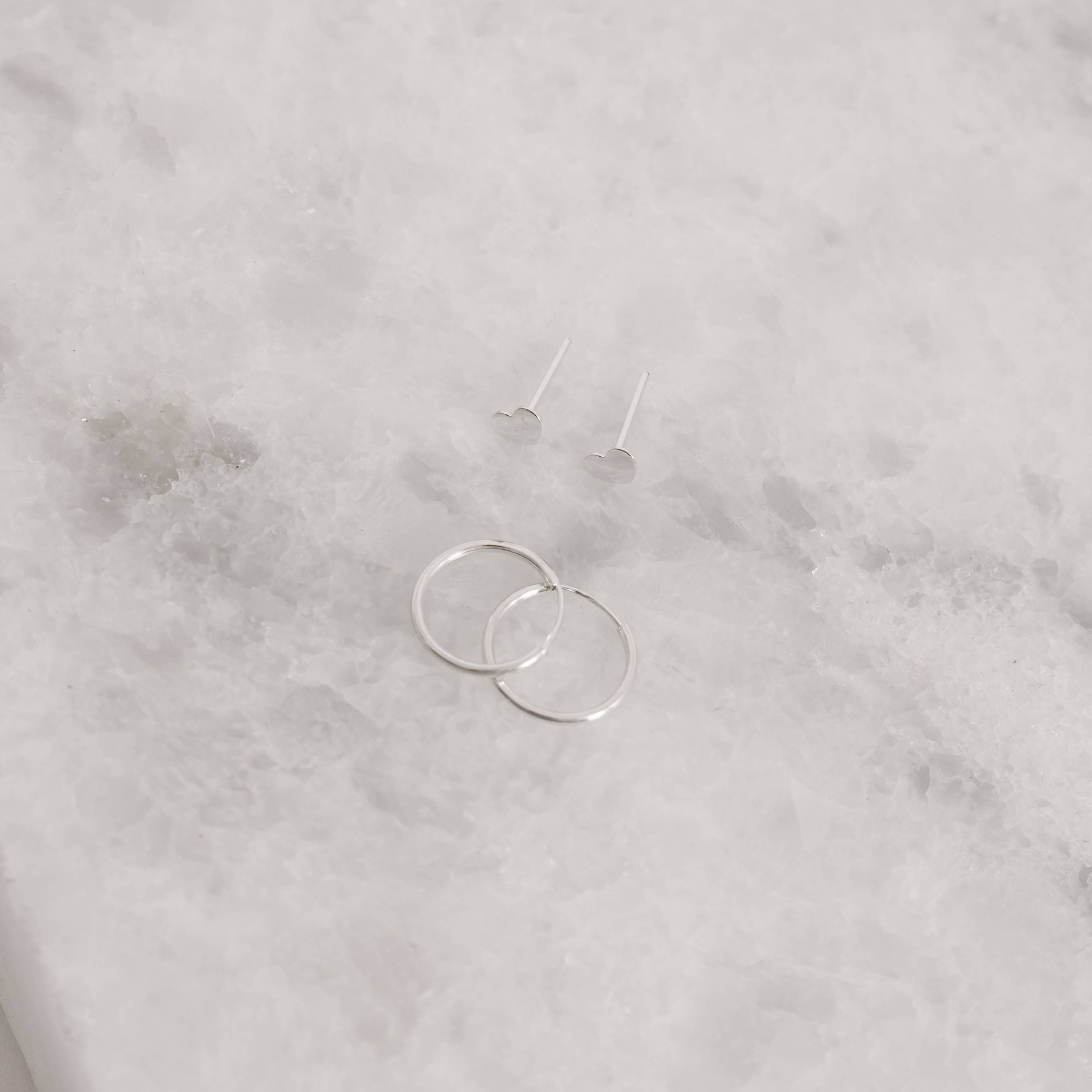 Imagem Secundária Dupla coração 5mm e argola 12mm