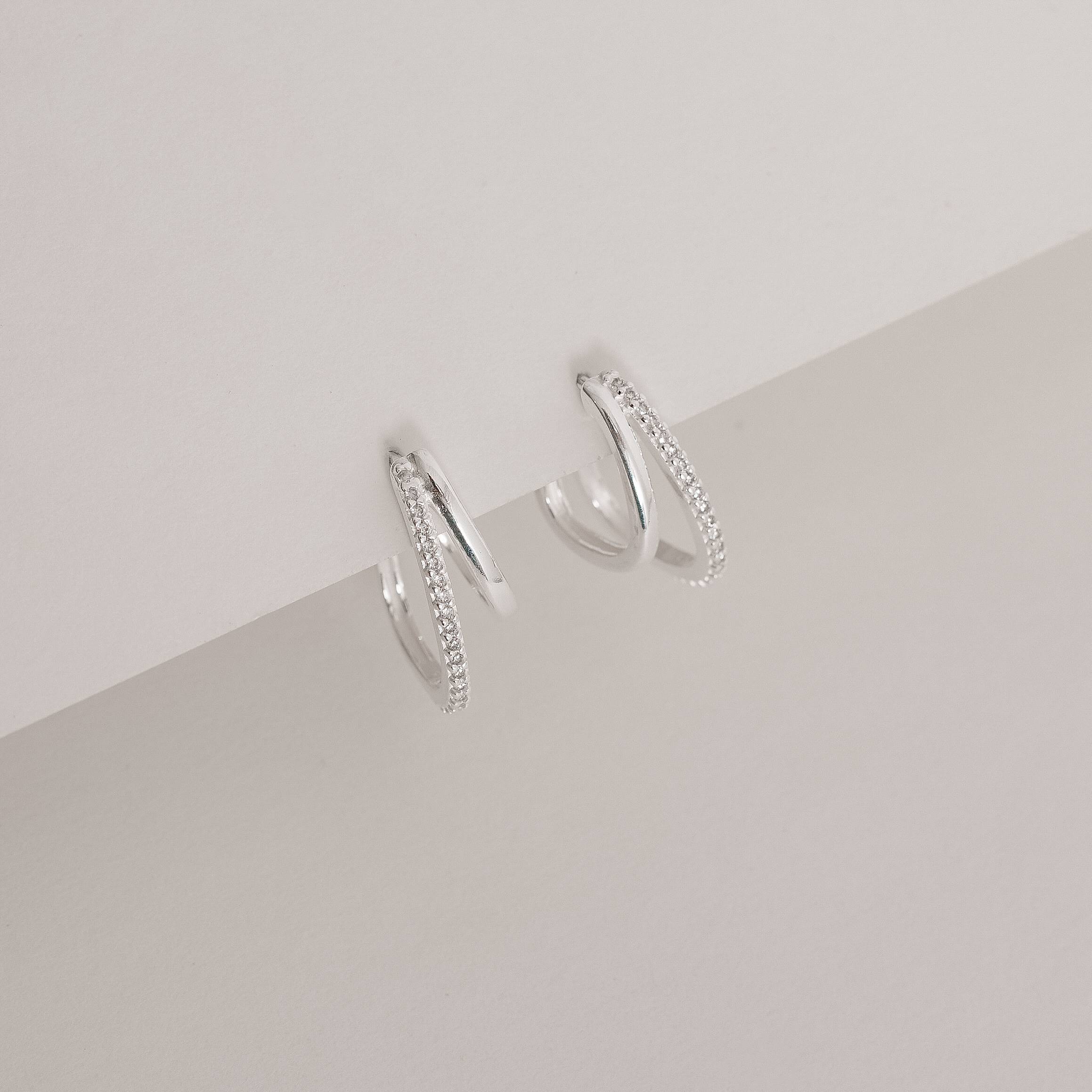 Imagem Brinco 2 voltas detalhe cravejado 19mm