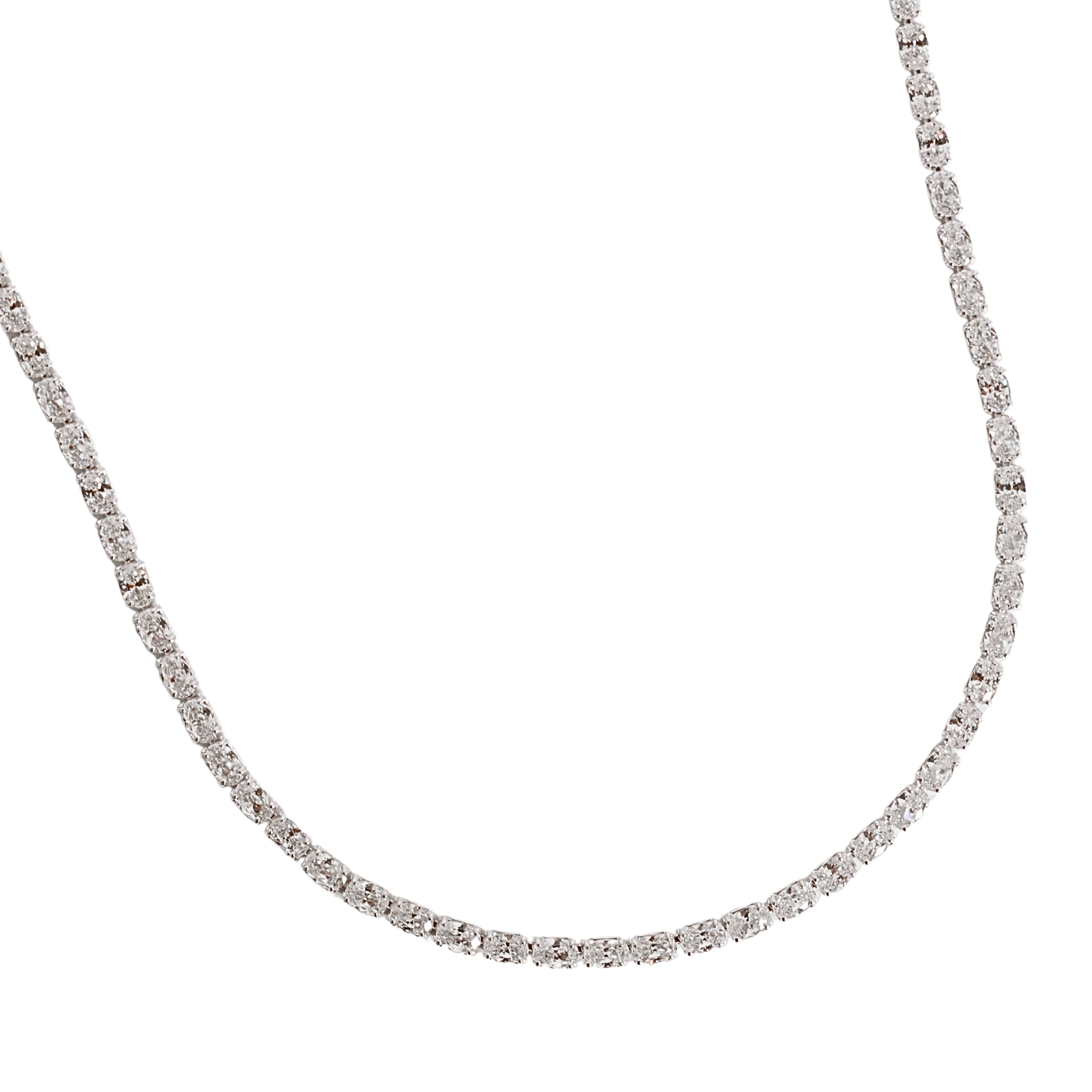 Imagem Colar Riviera zircônias ovais 2.1 40+5cm