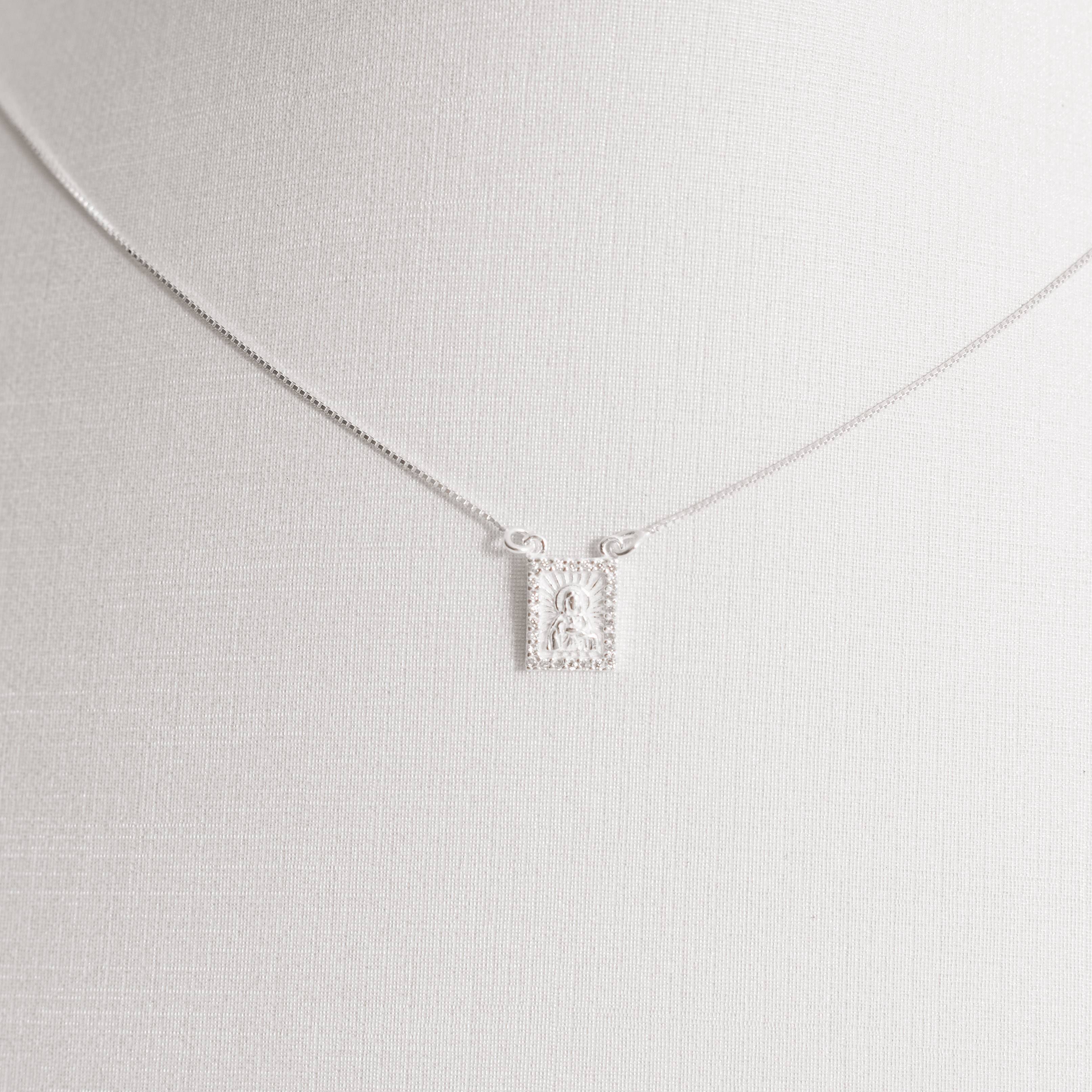 Imagem Secundária Escapulário tradicional cravejado v12 60cm