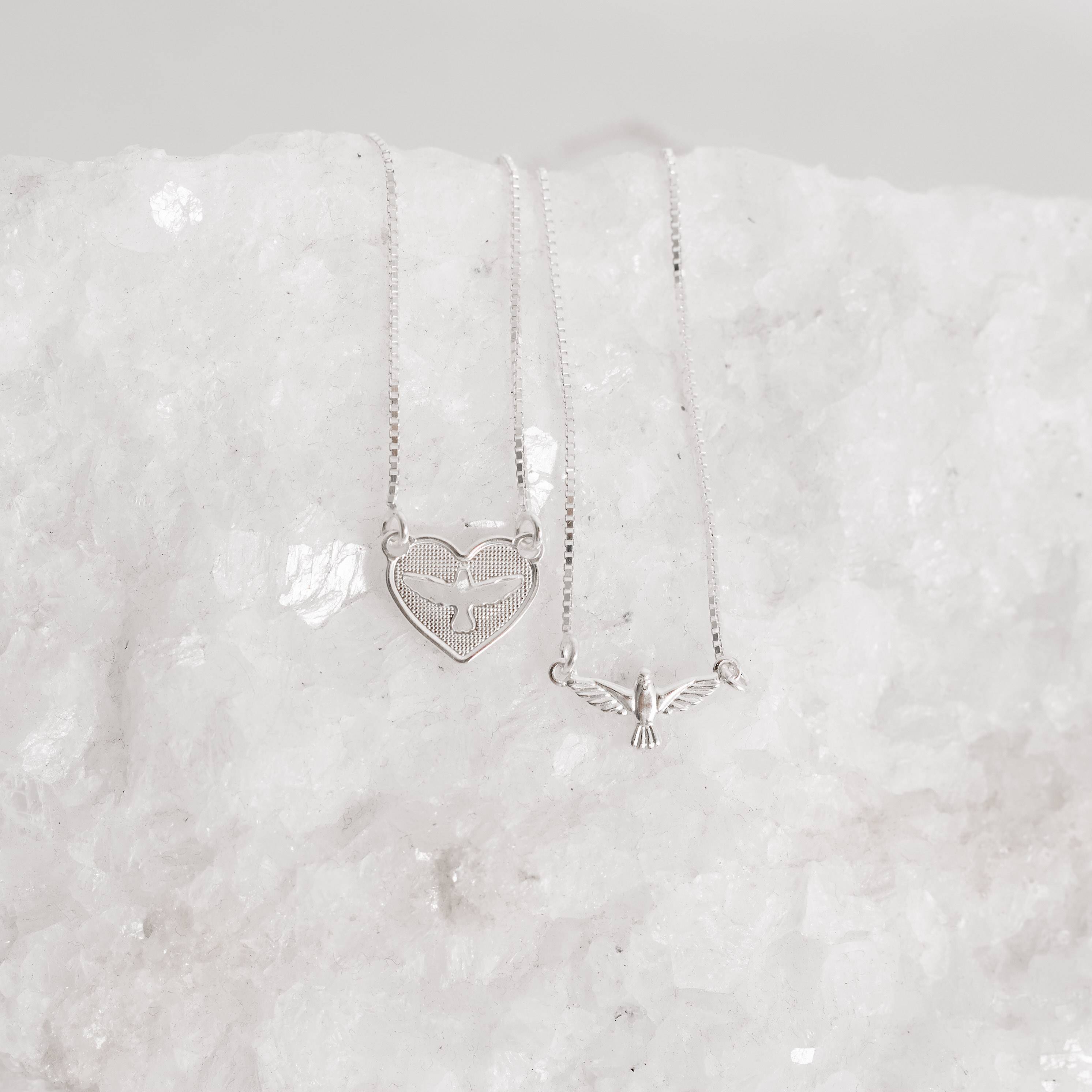 Imagem Escapulário Espirito Santo coração v15 60cm