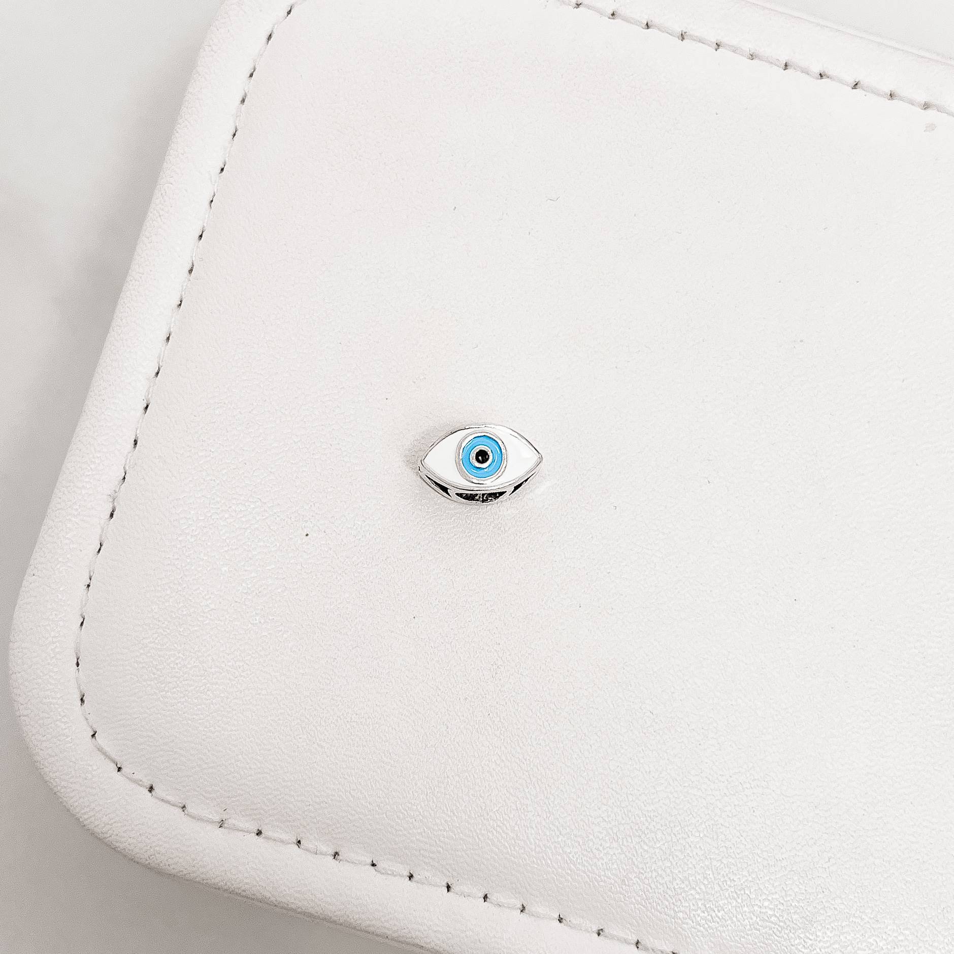 Imagem Secundária Berloque separador olho grego 13mm resina