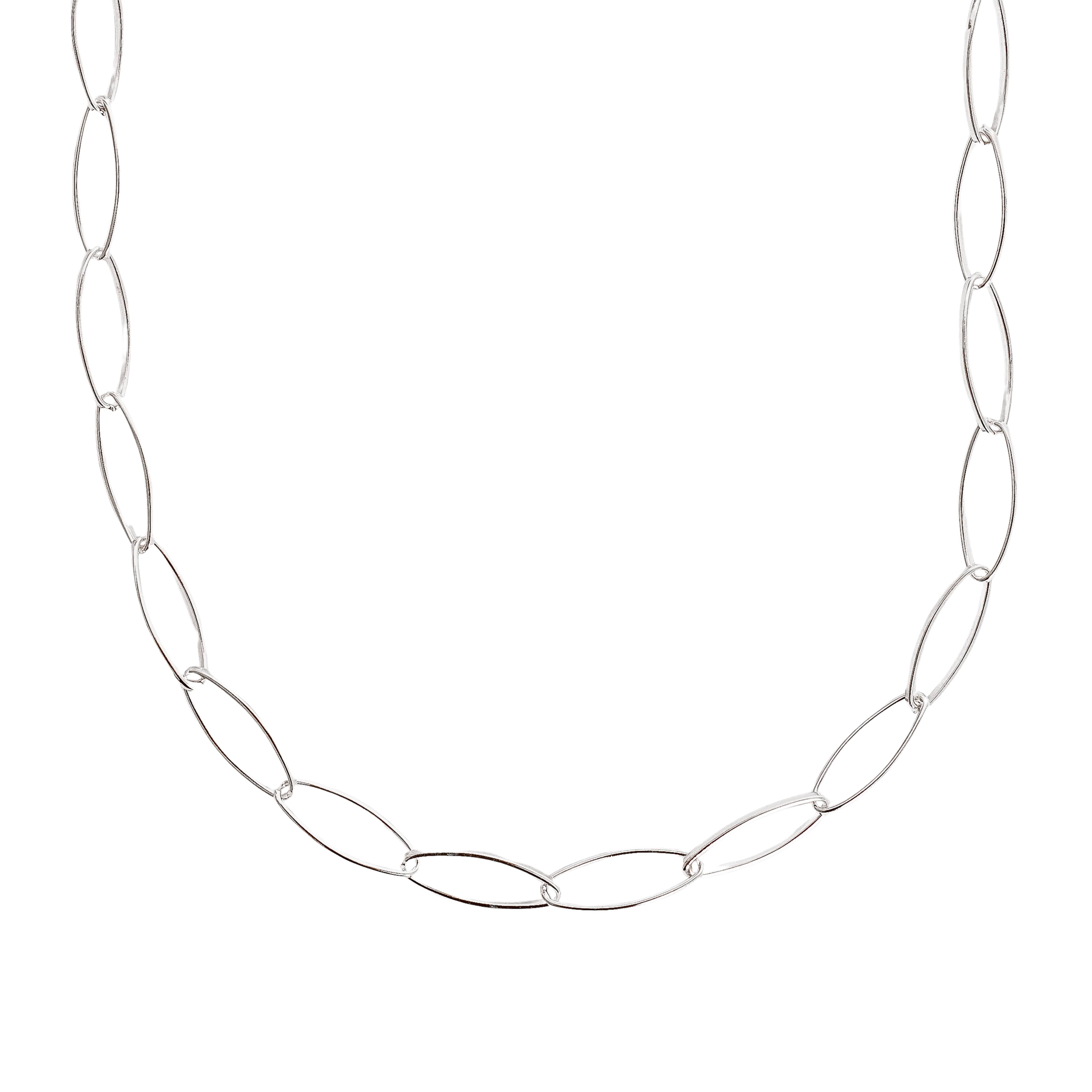Imagem Choker corrente elos navetes 5.5 38+5cm