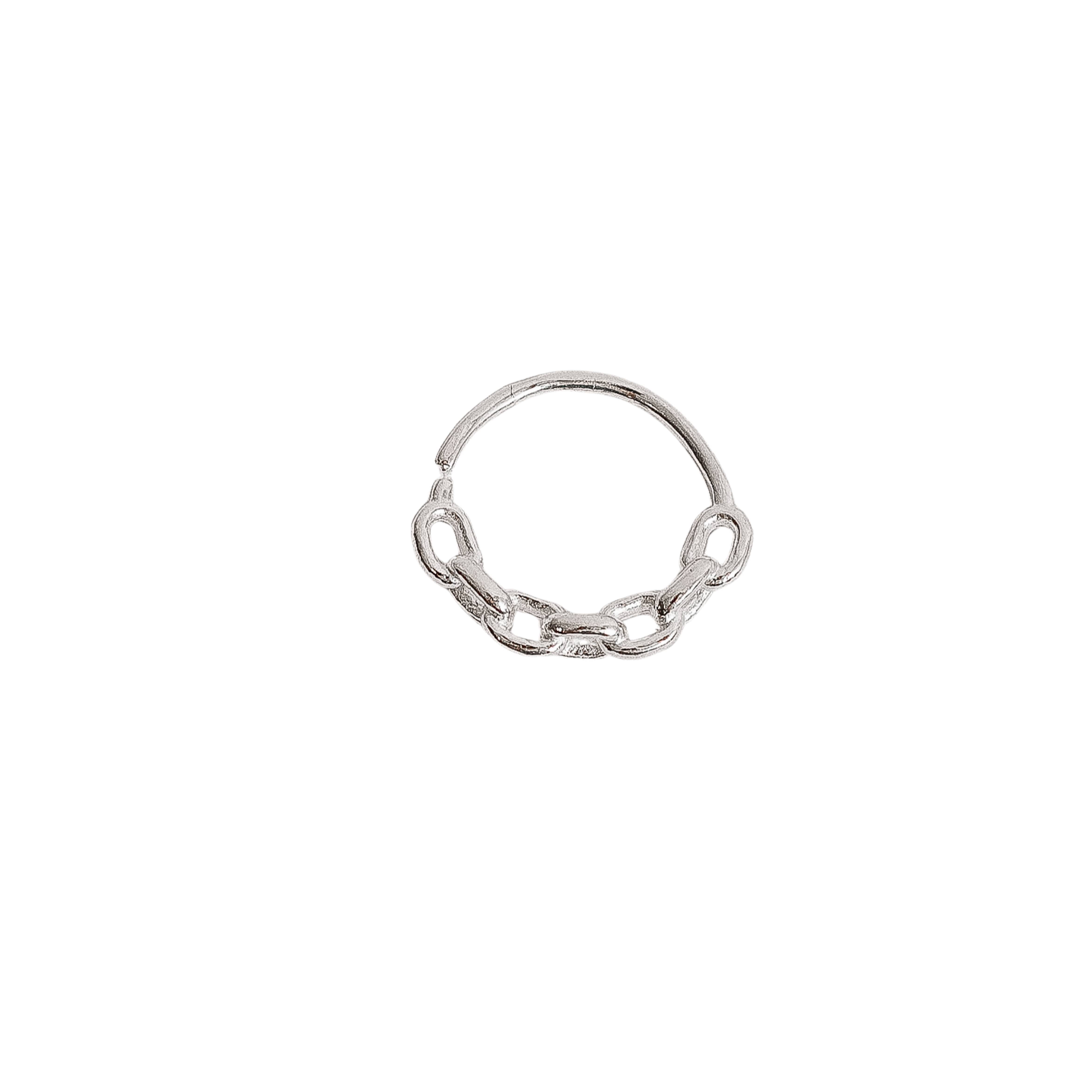 Imagem Piercing argola detalhe corrente 11mm