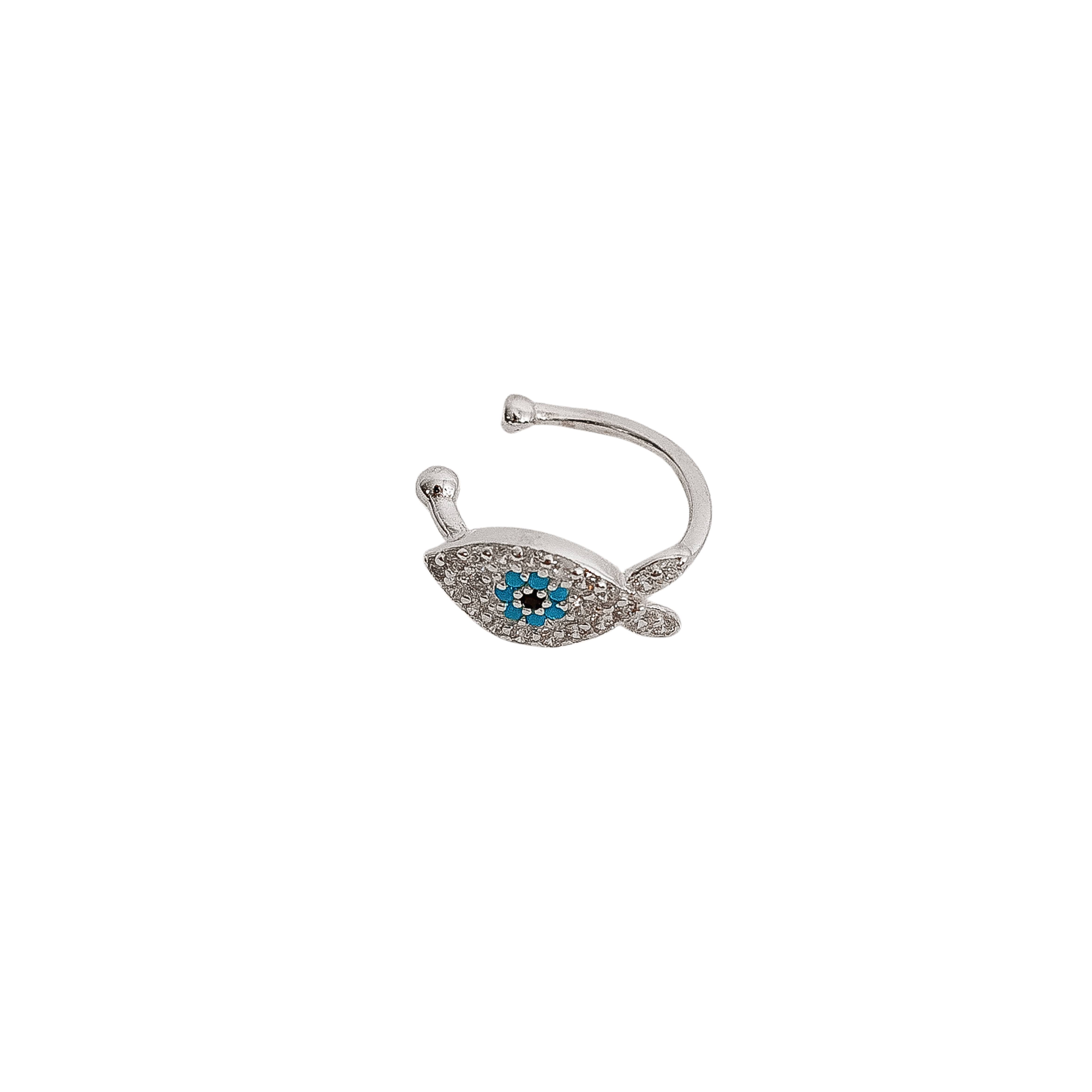 Imagem Piercing fake olho cravejado