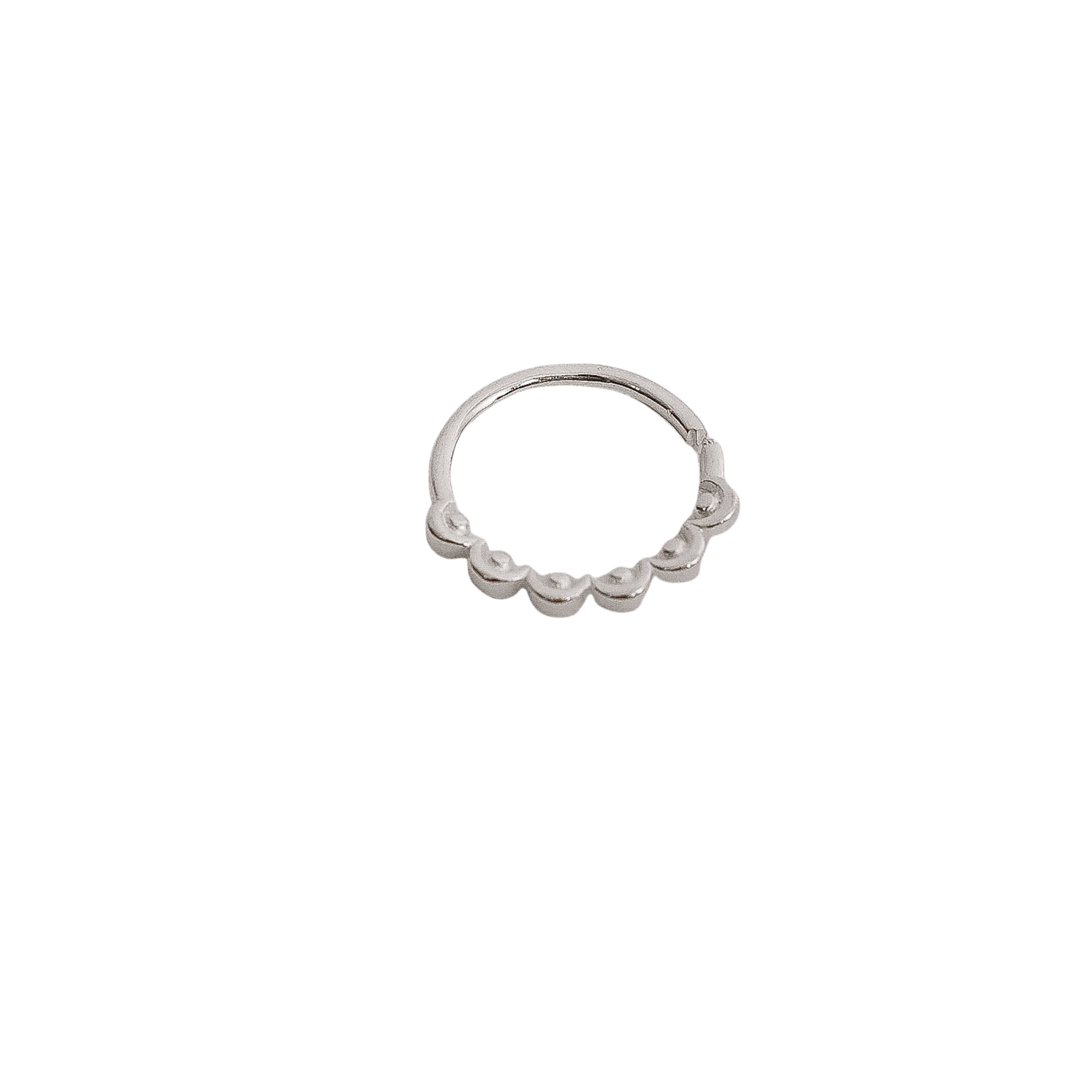 Imagem Piercing argola franja com bolinhas 10mm