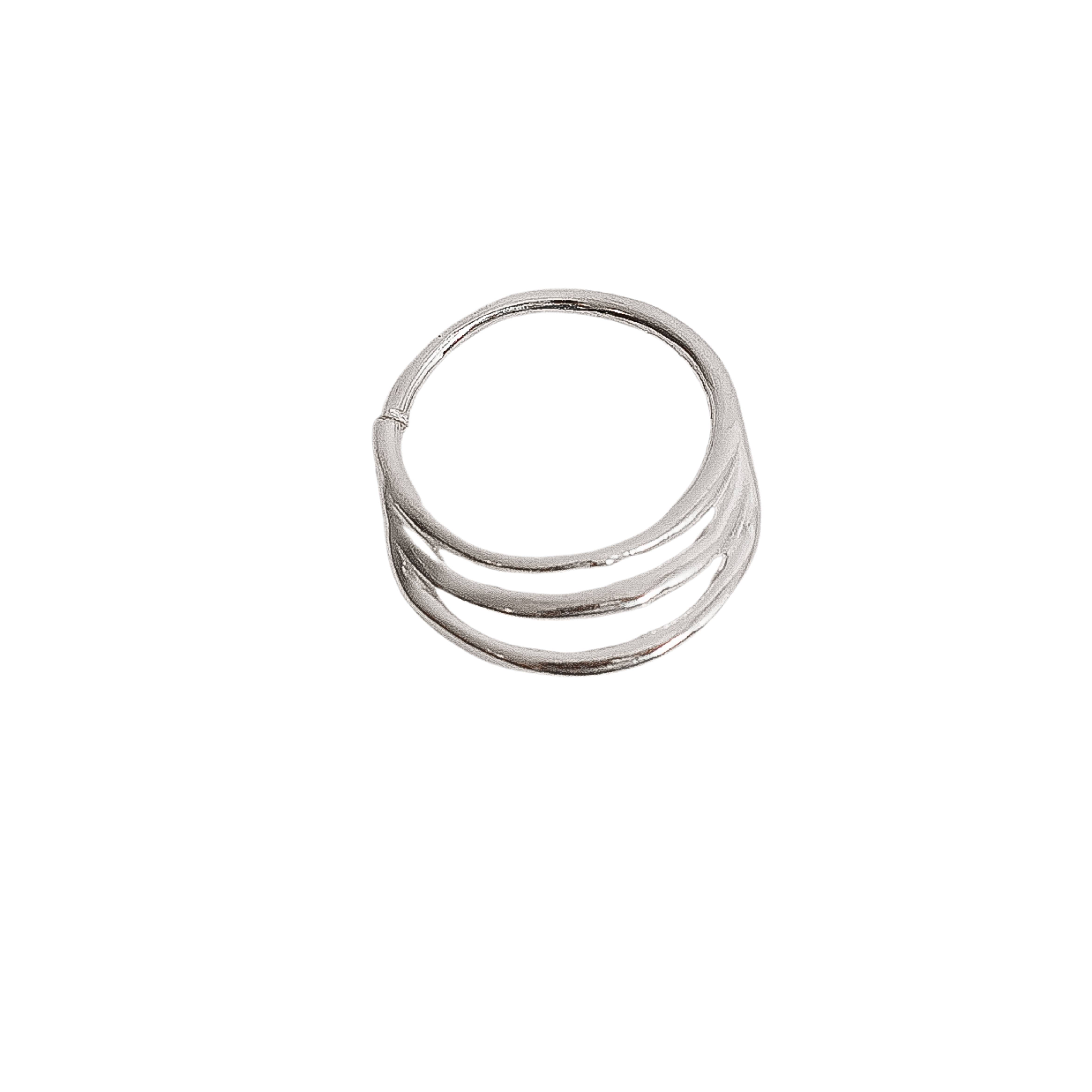 Piercing argola 11mm detalhe 2 fios