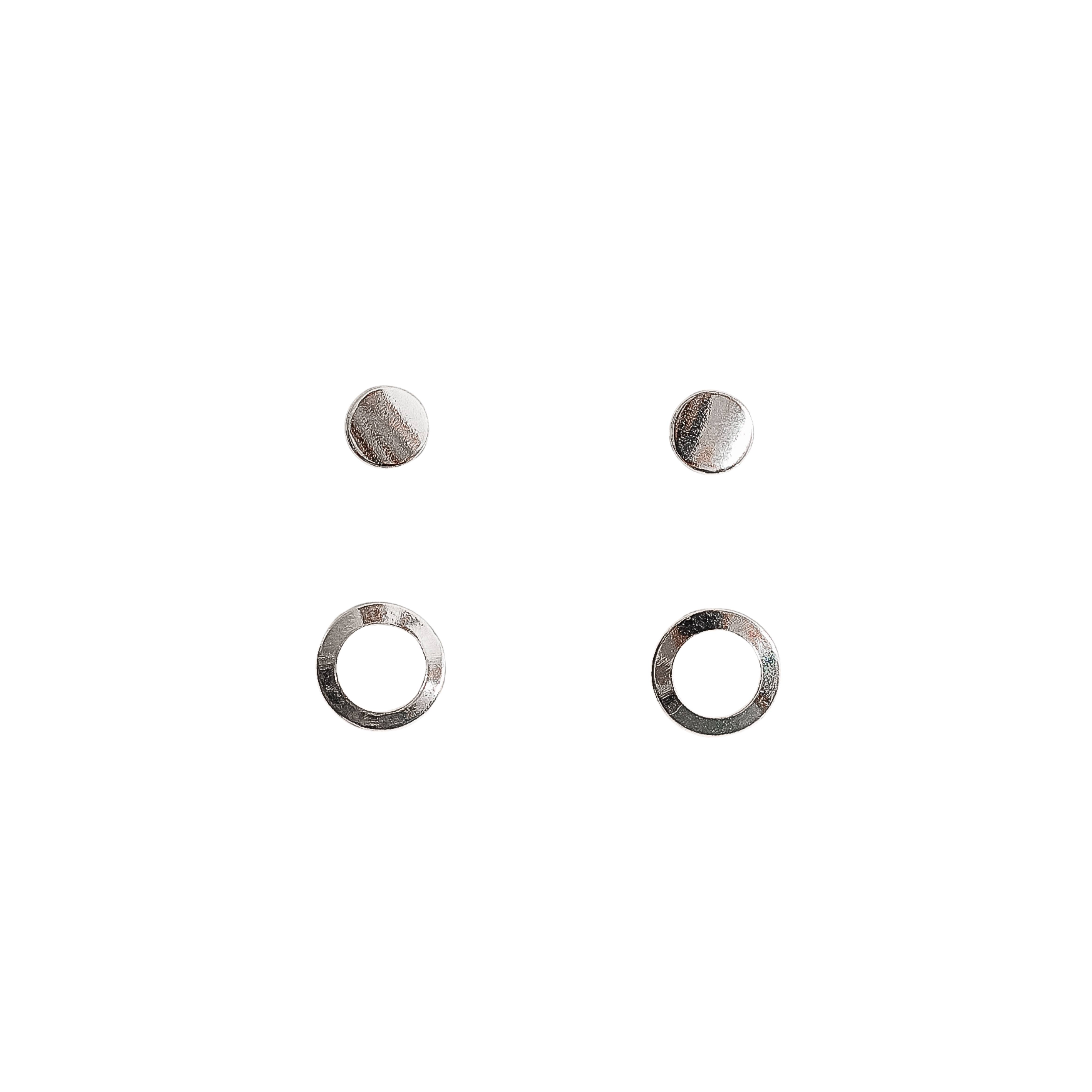 Imagem Dupla círculo 4mm e círculo vazado 6mm