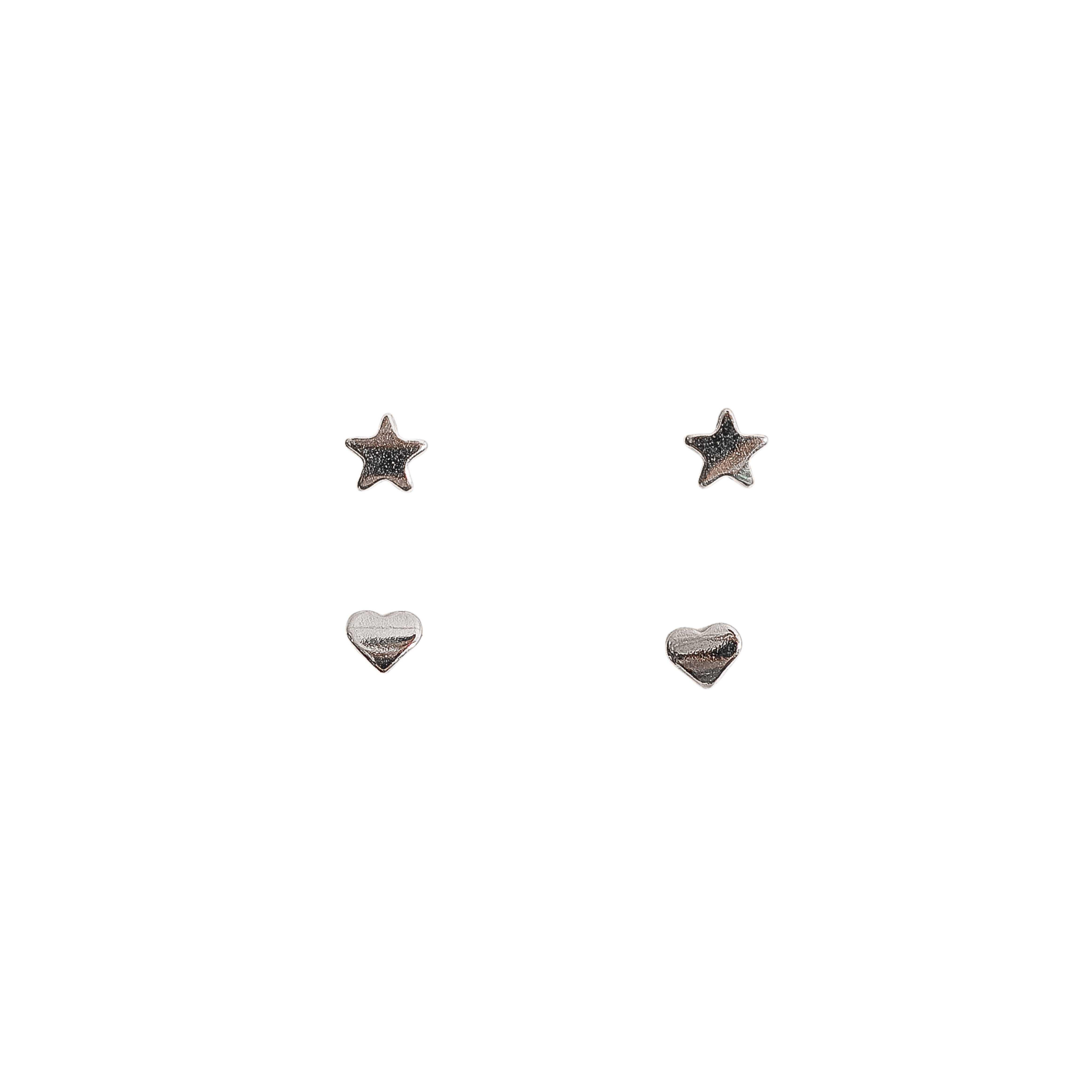 Imagem Dupla coração e estrela 3mm