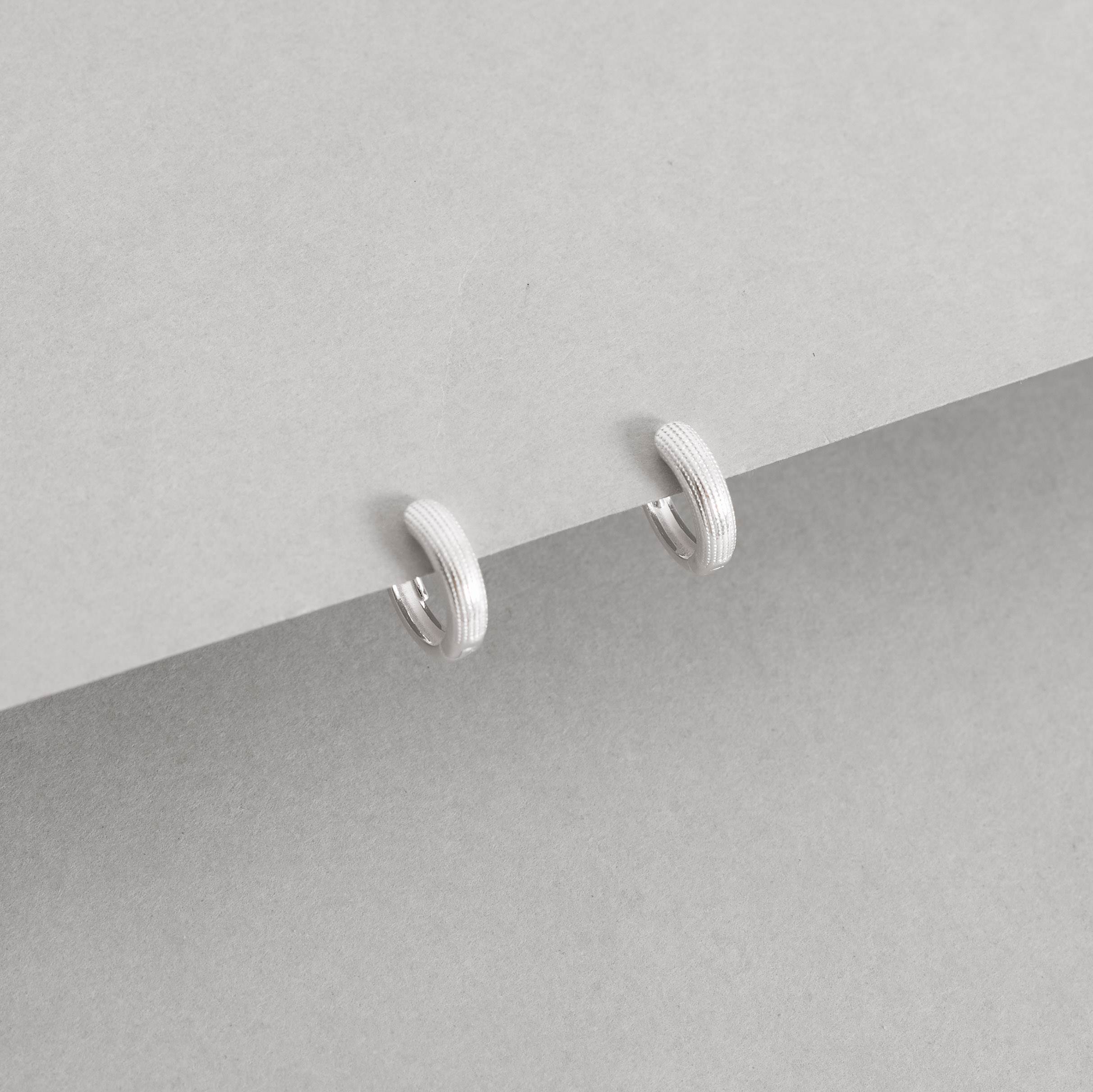 Imagem Argola click texturizada 12mm 