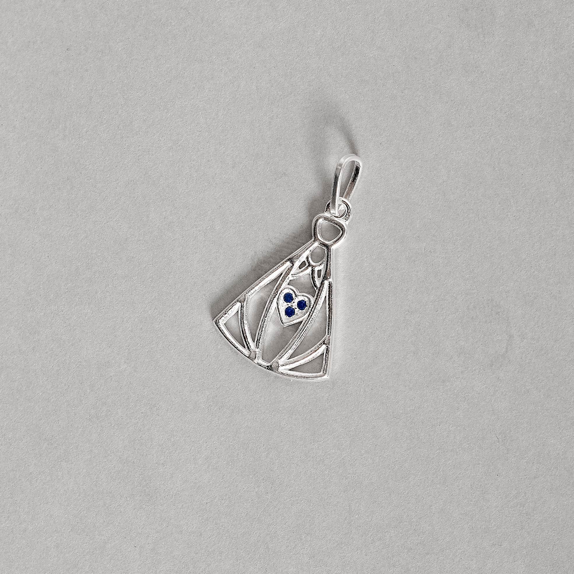 Imagem Secundária Pingente Nsa. Sra. Aparecida detalhe cravejado 20mm