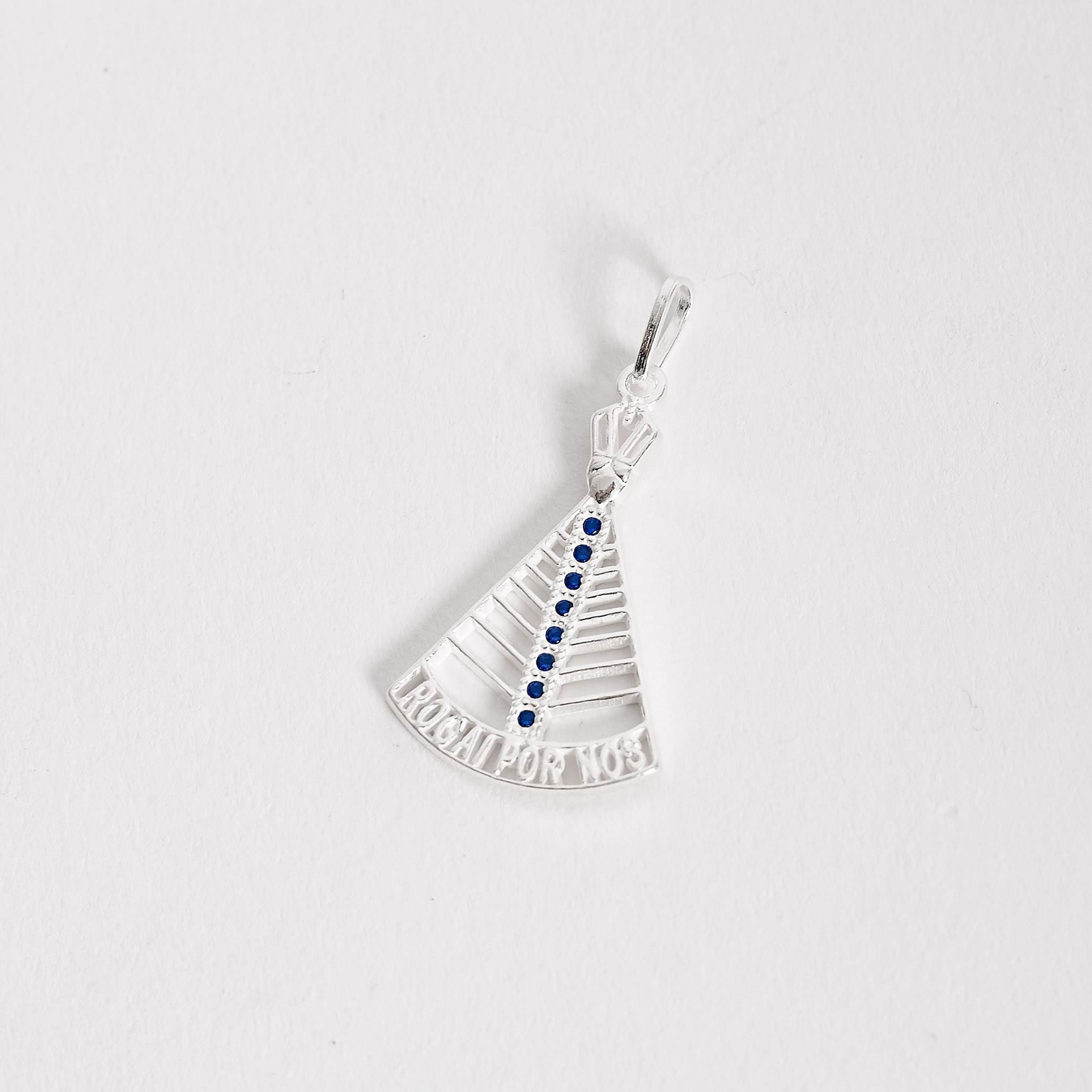 Imagem Pingente Nsa. Sra. Aparecida rogai por nós 25mm