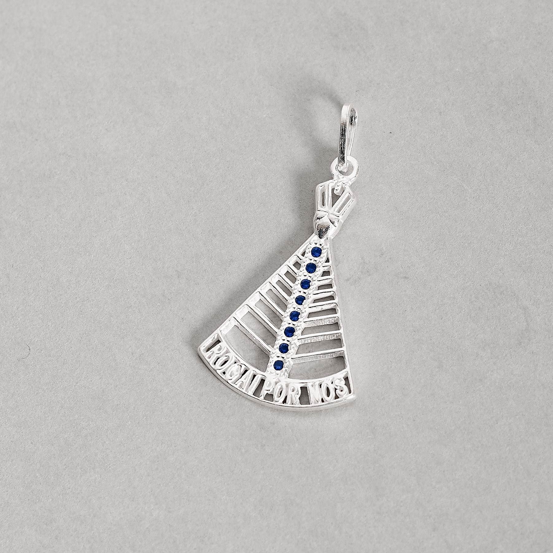 Imagem Secundária Pingente Nsa. Sra. Aparecida rogai por nós 25mm