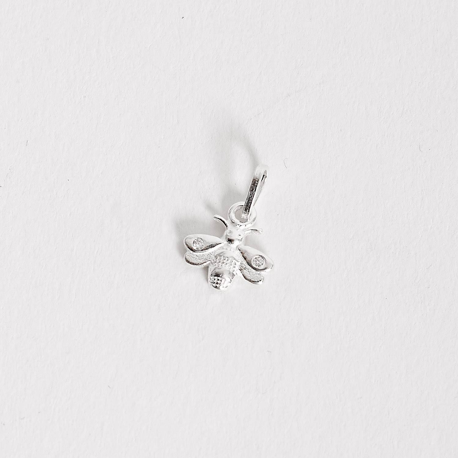 Imagem Pingente abelha detalhe zircônias 10mm