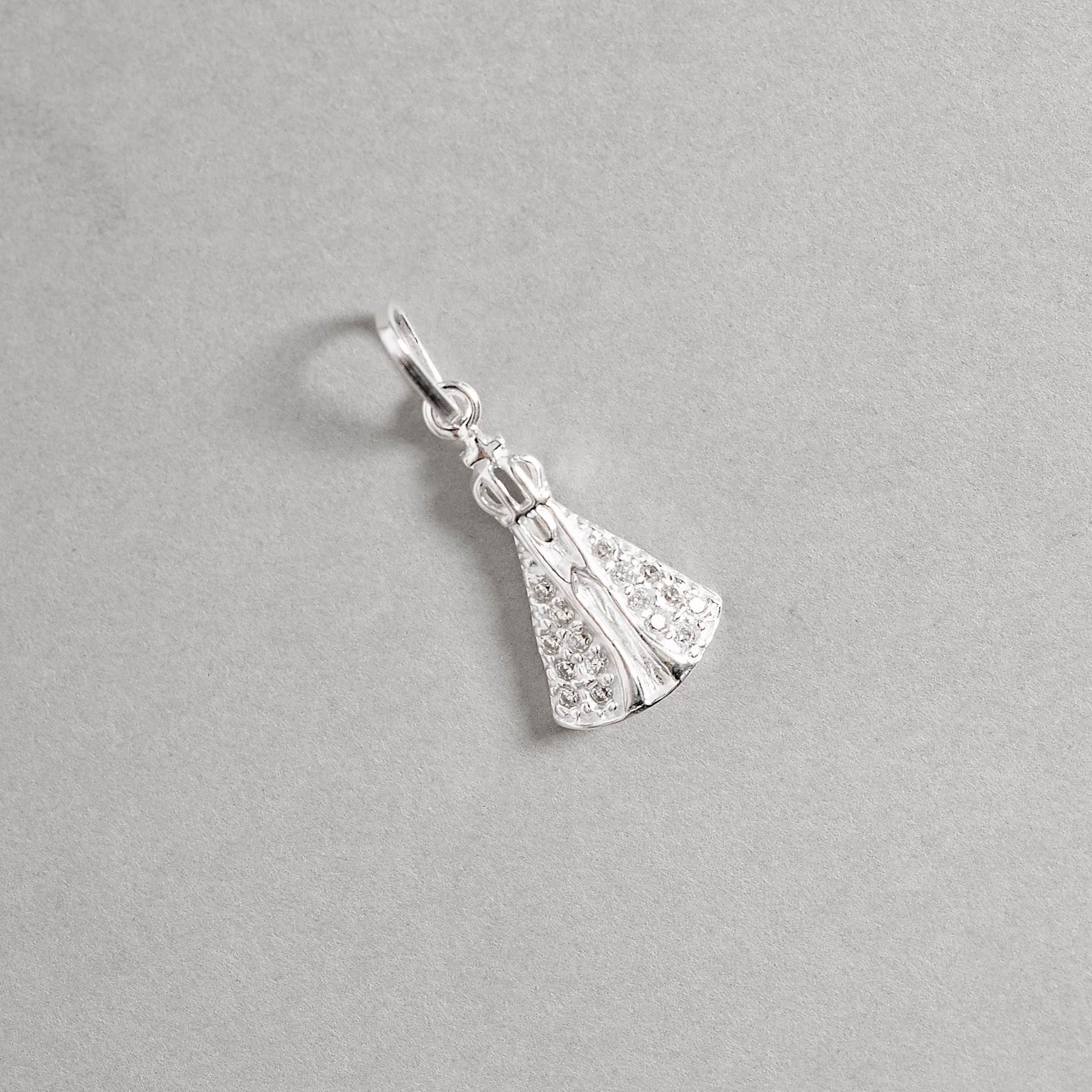 Imagem Pingente Nsa. Sra. Aparecida com cravejado 17mm