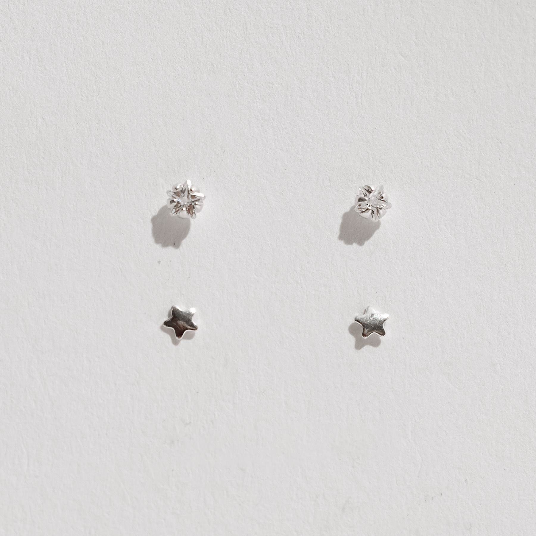 Imagem Dupla estrela lisa e zircônia estrela 3mm