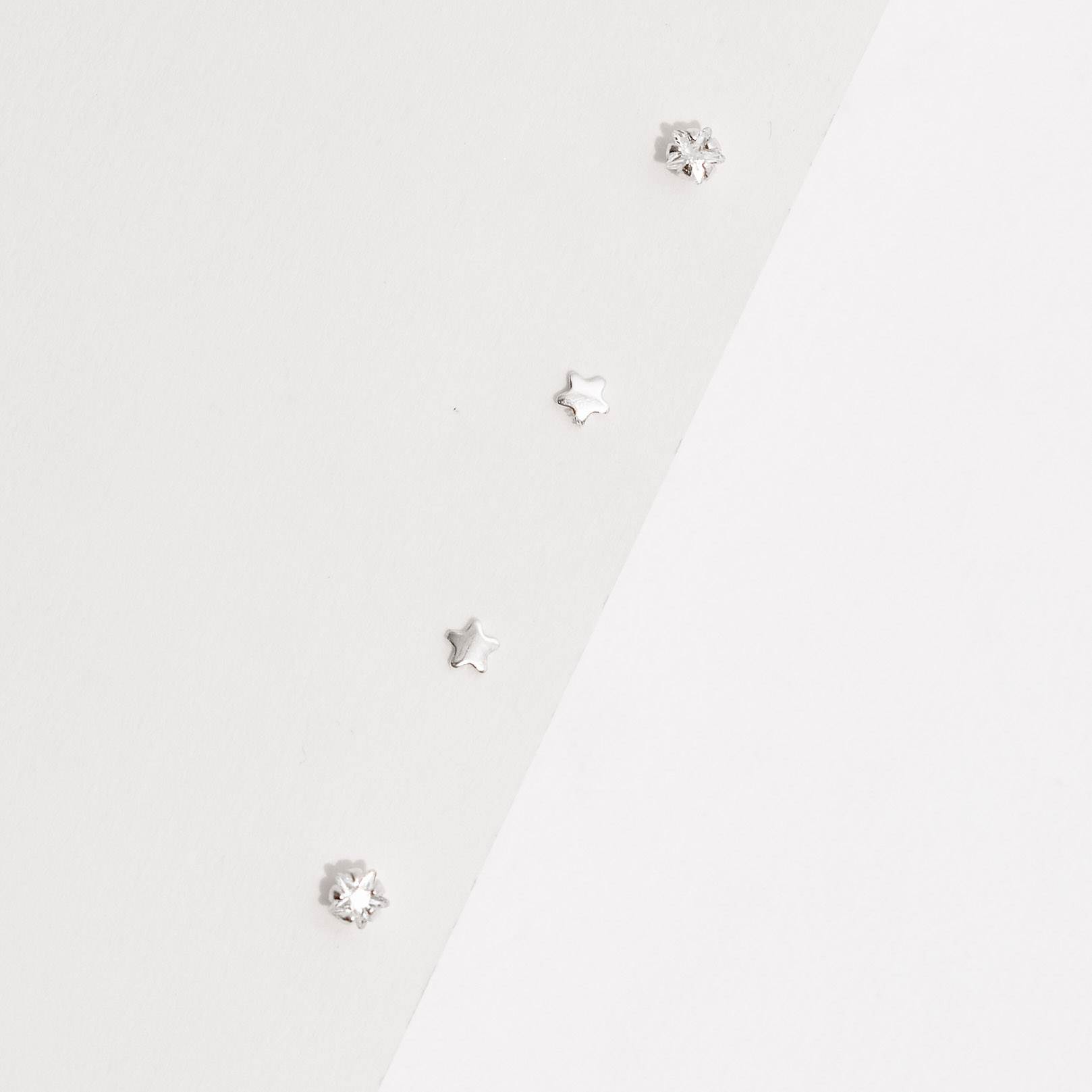 Imagem Secundária Dupla estrela lisa e zircônia estrela 3mm