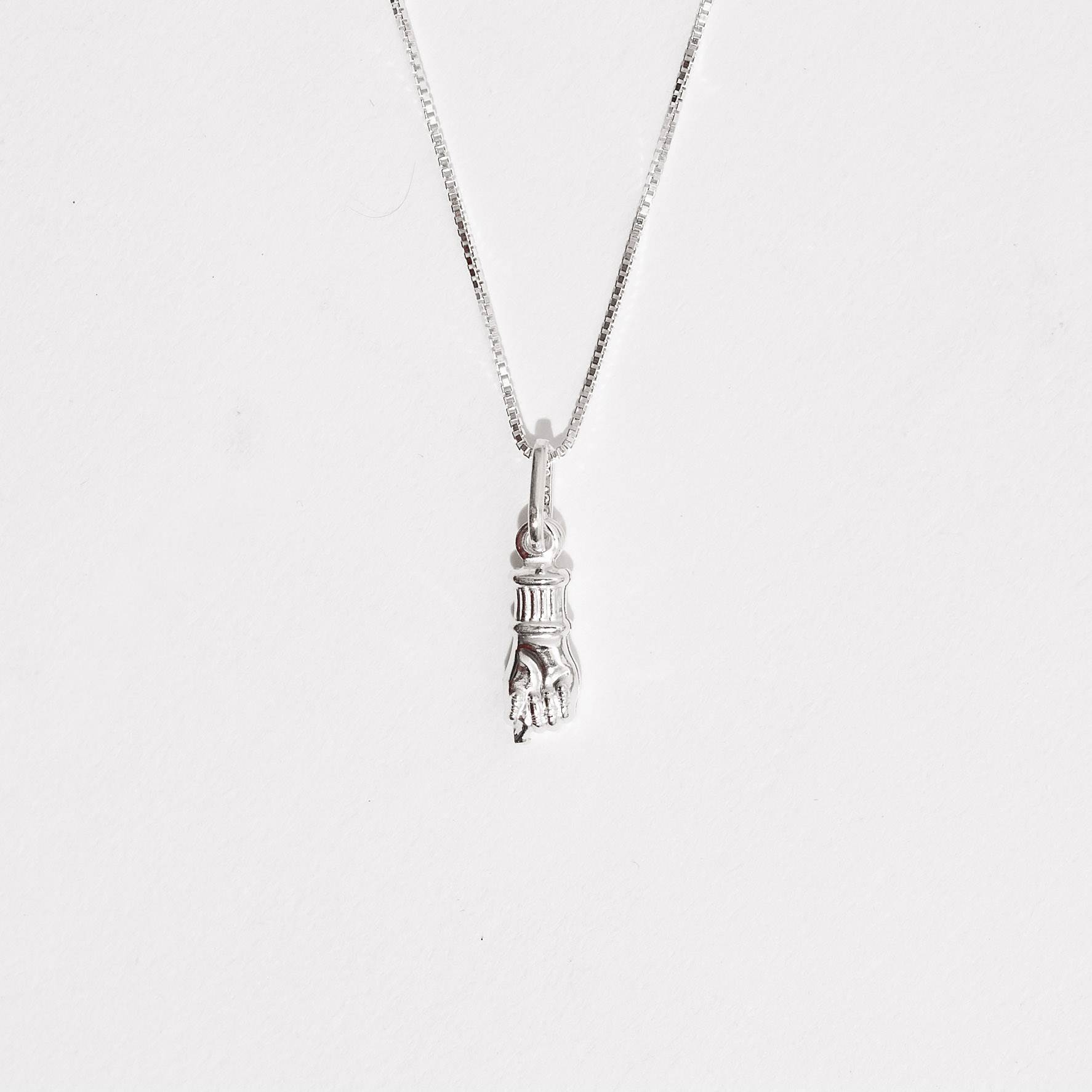 Imagem Colar pingente figa 11mm 40cm