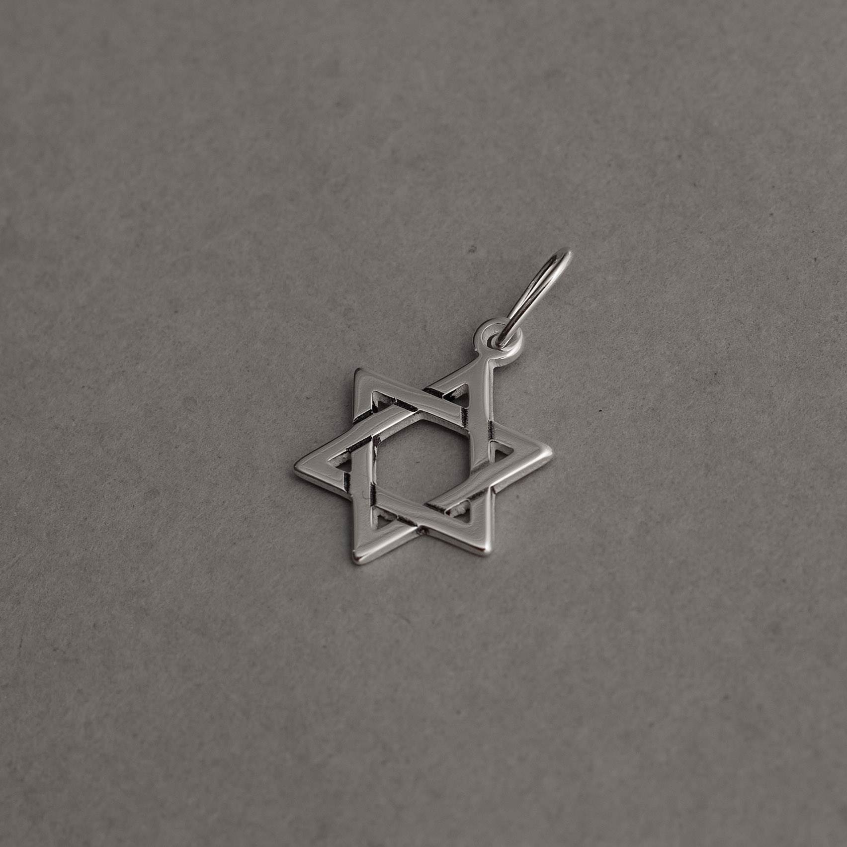 Imagem Secundária Pingente estrela de Davi 14mm